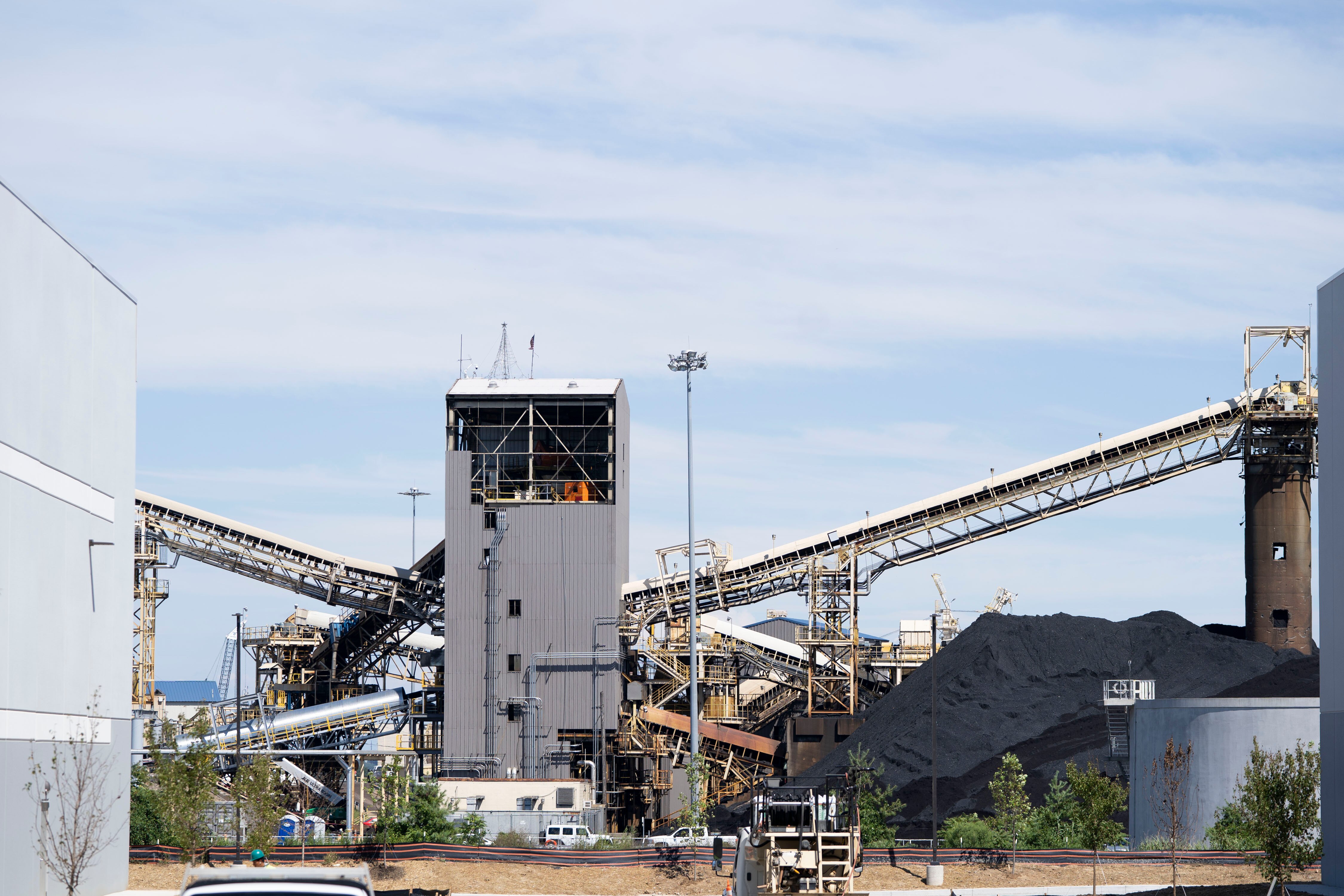 The CSX coal facility in Curtis Bay on August 11, 2022.