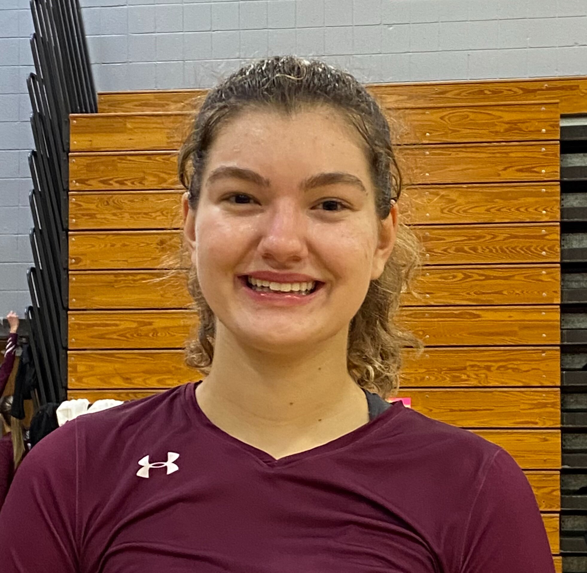 Bella Rubino was part of a spirited effort by Broadneck's senior volleyball players. The No. 8 Bruins defeated fifth-ranked Crofton in four sets on Senior Night in Cape St. Claire.
