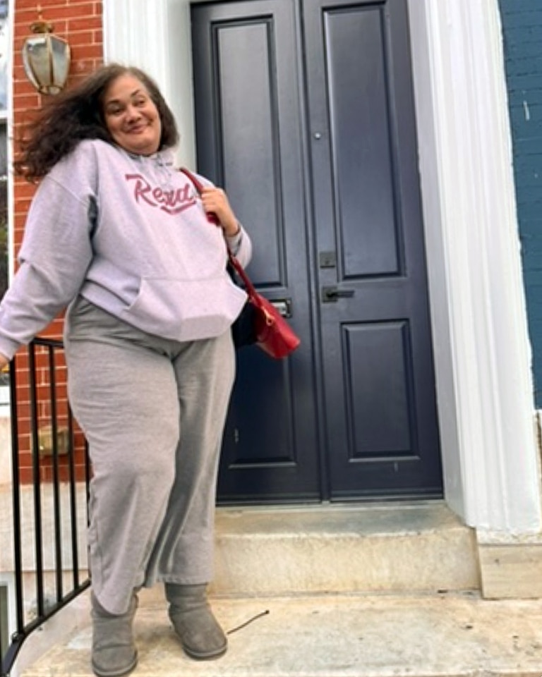 Khadijah Z. Ali-Coleman, an English professor, was one of the first grantees of Coppin State University's Live Near the Nest program, which awarded her $50,000 to help pay for a home in West Baltimore. It is the first time she has purchased a home.