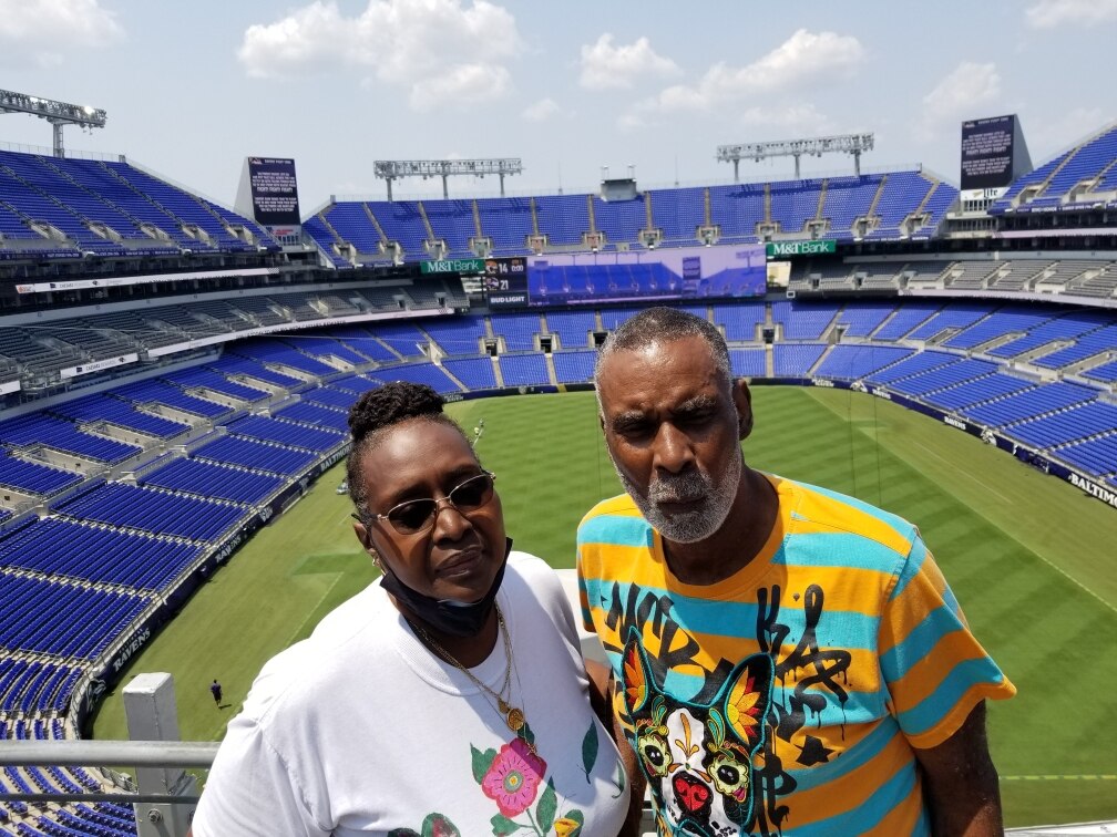 Maxine Lynch and Rocky Brown.