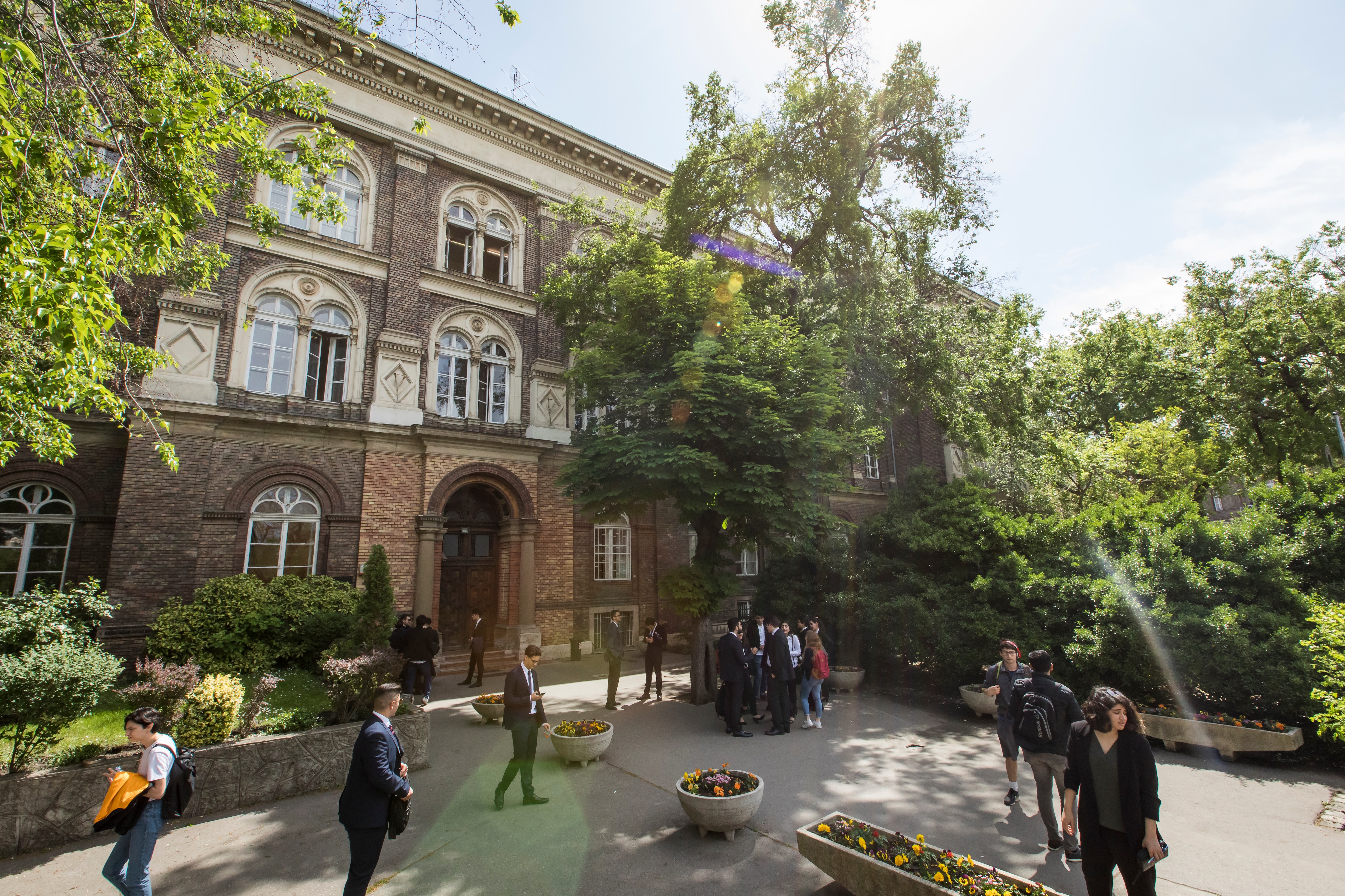 The McDaniel College campus in Budapest.