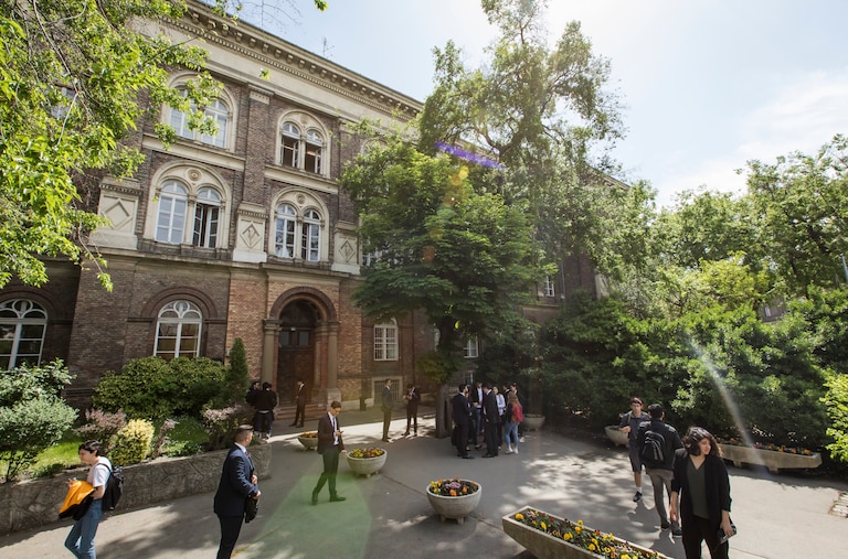 The McDaniel College campus in Budapest.
