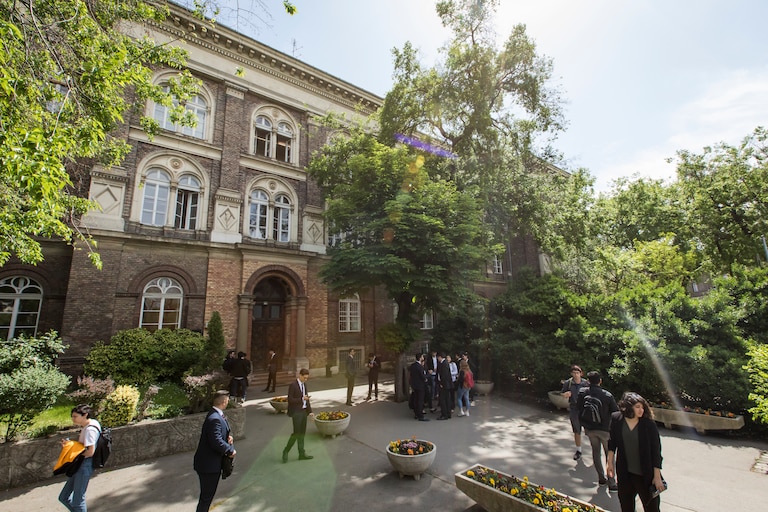 The McDaniel College campus in Budapest.