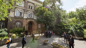 The McDaniel College campus in Budapest.