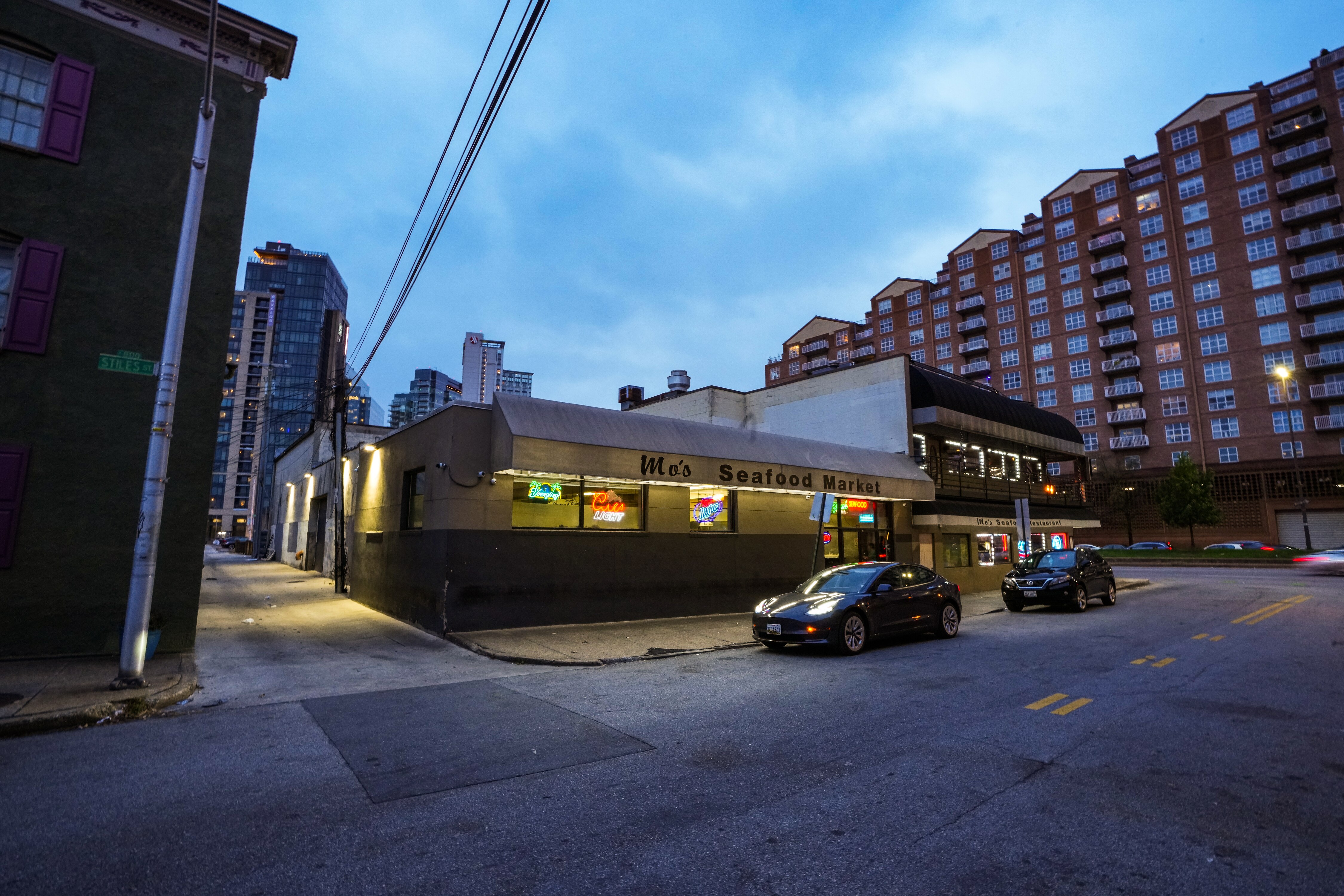 MO's Seafood at 219 S. President St., BAltimore, Md., on November 18, 2022.