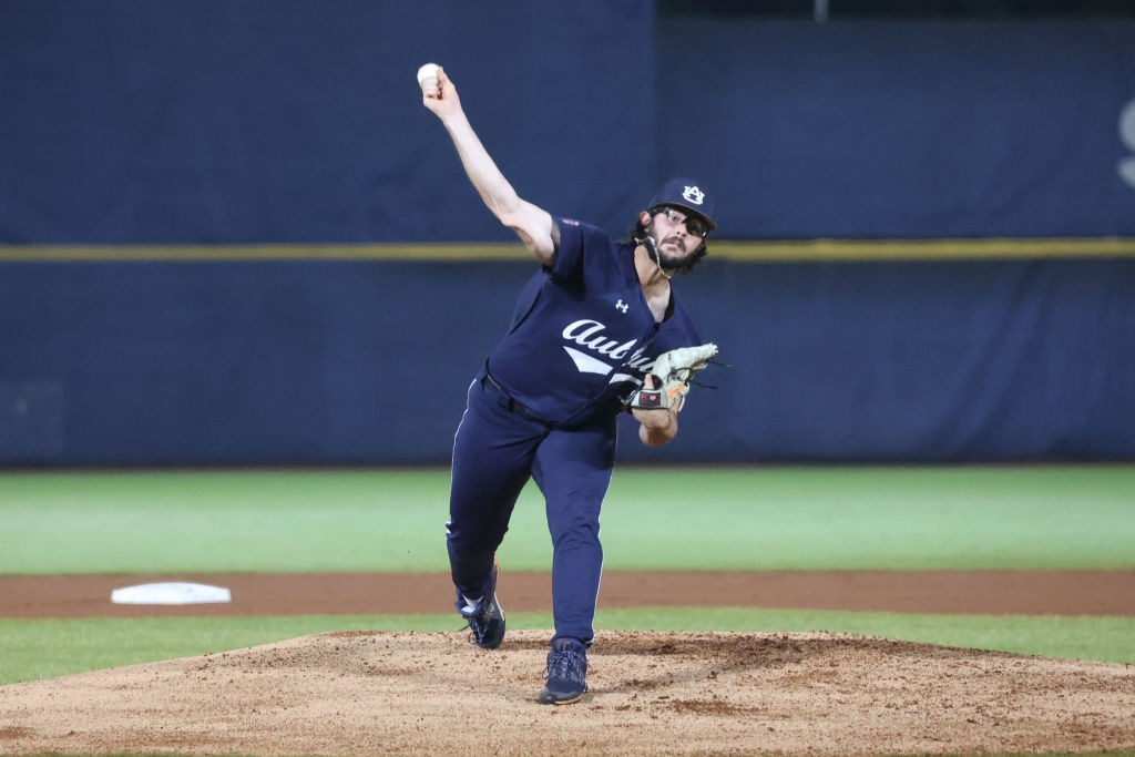 Chase Allsup had 74 strikeouts and 16 walks in 62 1/3 innings at Auburn this season.