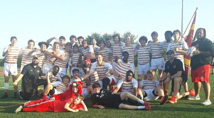 Calvert Hall is back on top of MIAA rugby after Wednesday's 24-7 title game victory over Archbishop Spalding at Whittles Field. It's the first league title for the Cardinals since 2017.