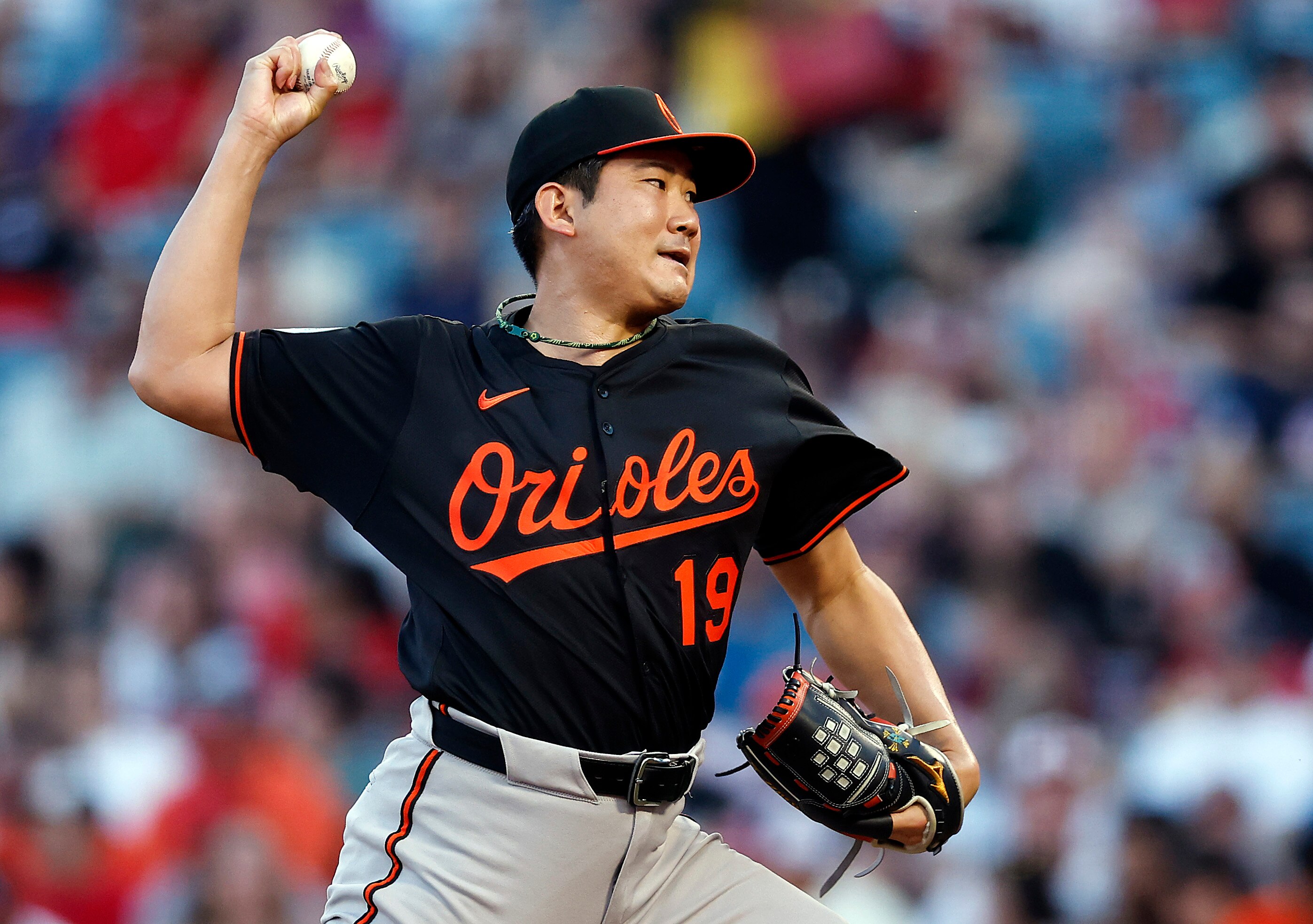 Tomoyuki Sugano allowed one run on three hits in 7 1/3 innings Friday night against the Angels.