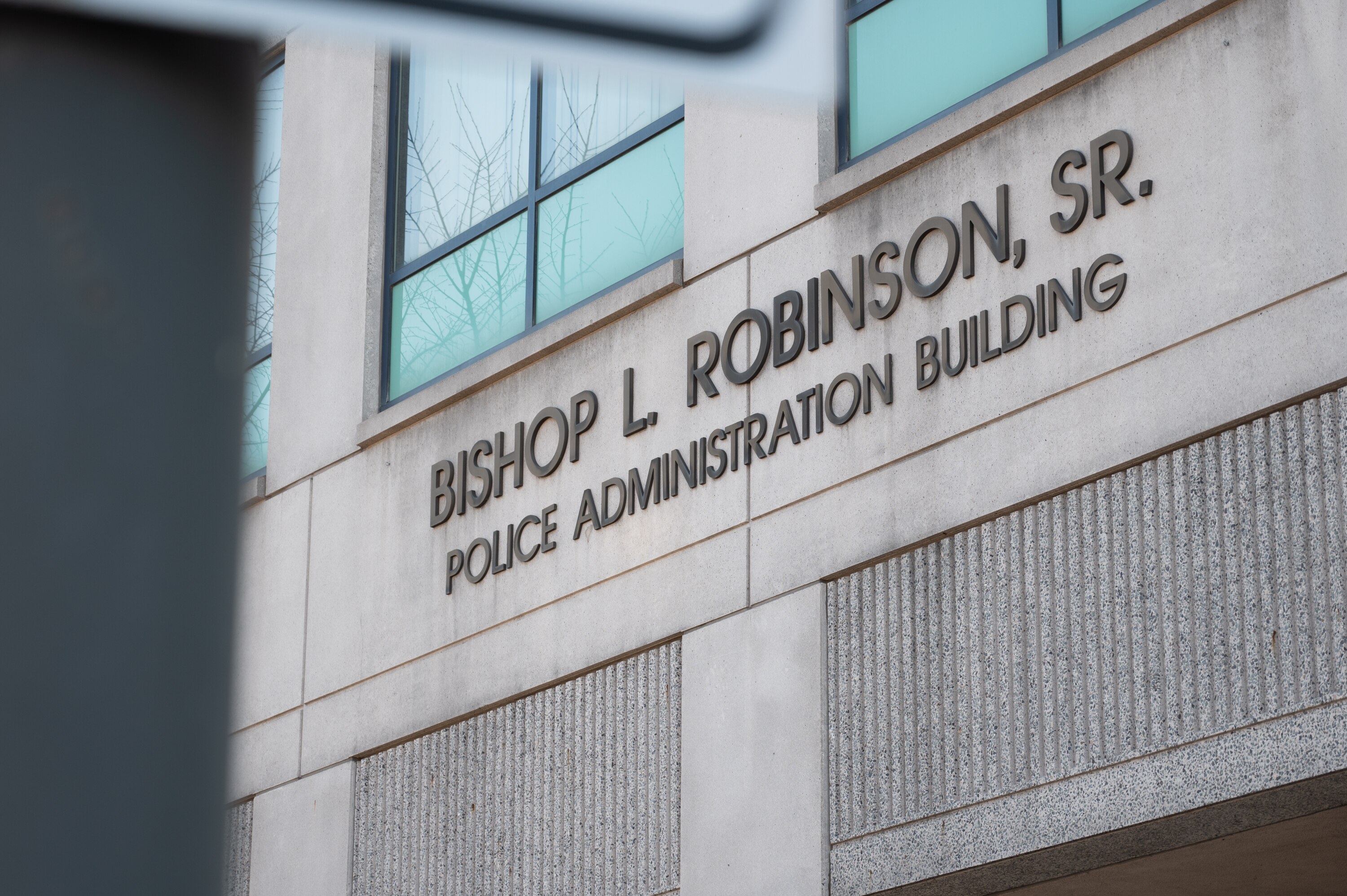 Bishop L. Robinson Sr. Police Administration Building on East Fayette Street