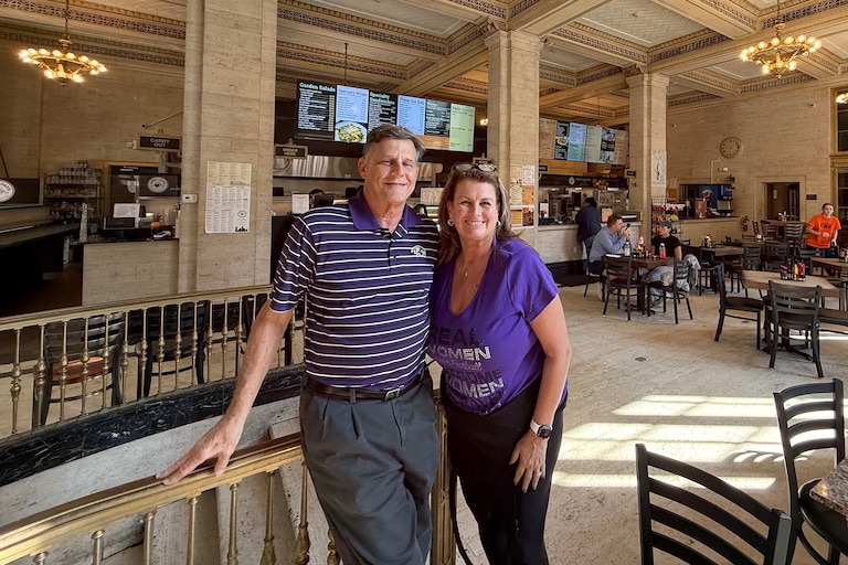 David and Dad's Cafe owners David Cangialosi and Kathy Brady are preparing to open Perk It Up, a new coffee shop at 10 Light St.