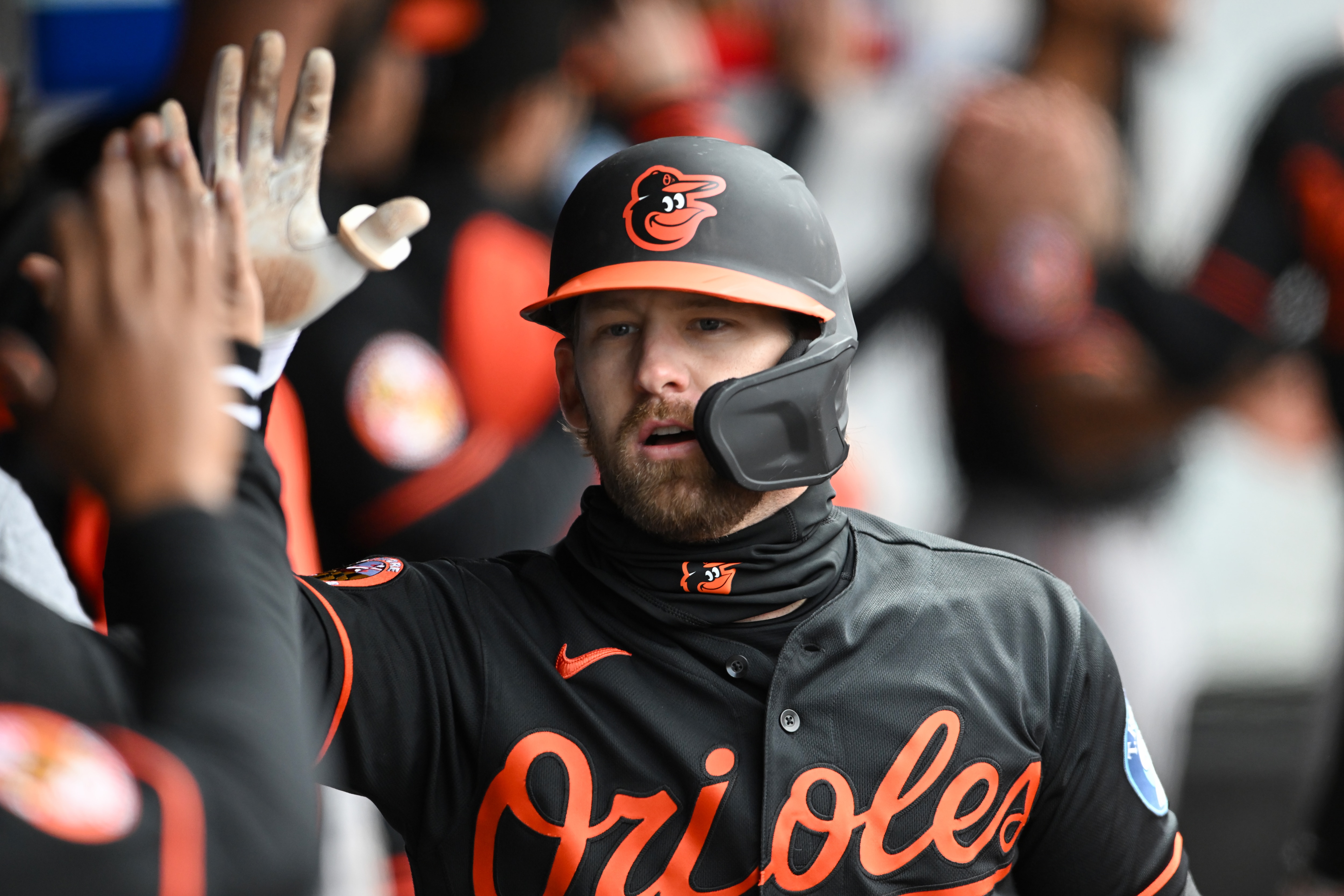 Taylor Ward hit his first home run as an Oriole on Sunday, a three-run shot in the fifth inning.