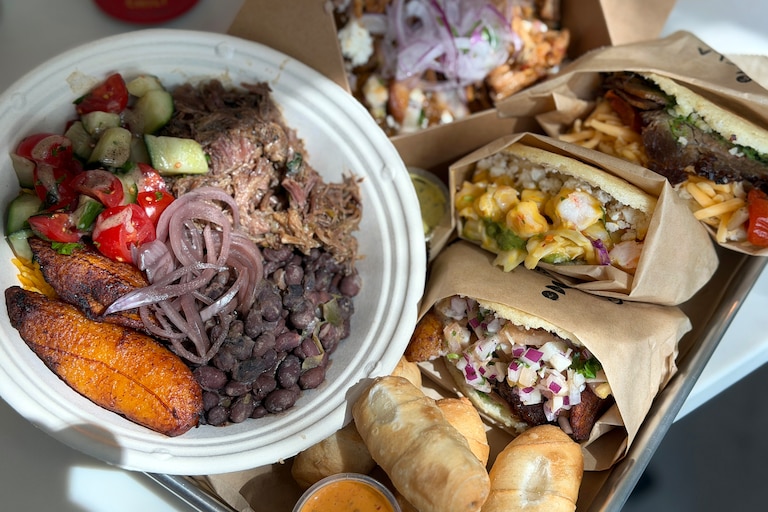 Arepas from Candela.
