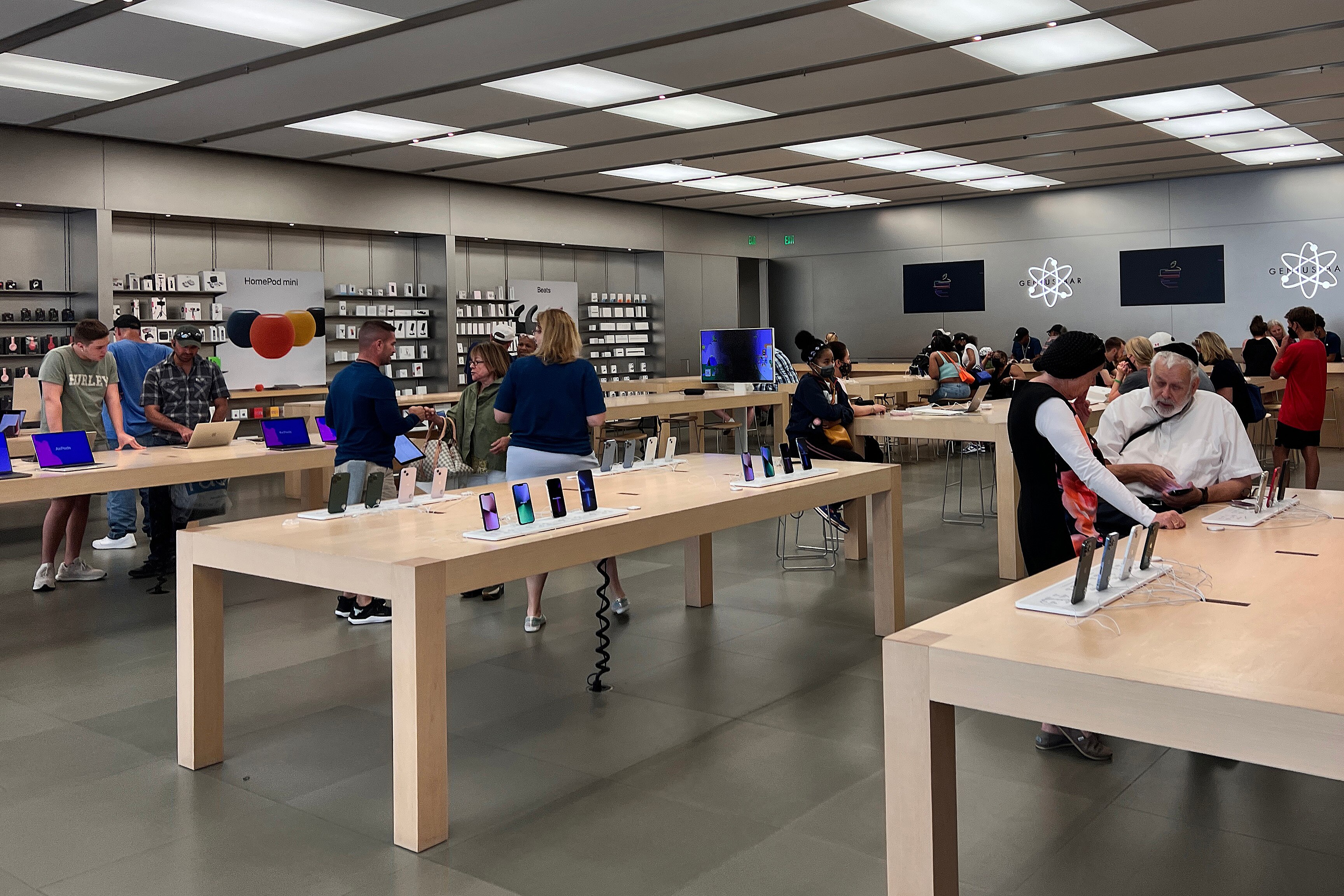 The employees in Towson were the first in the United States to form a union of Apple store workers in 2022, and then in late June became the first in the country to reach a tentative contract agreement after protracted negotiations.