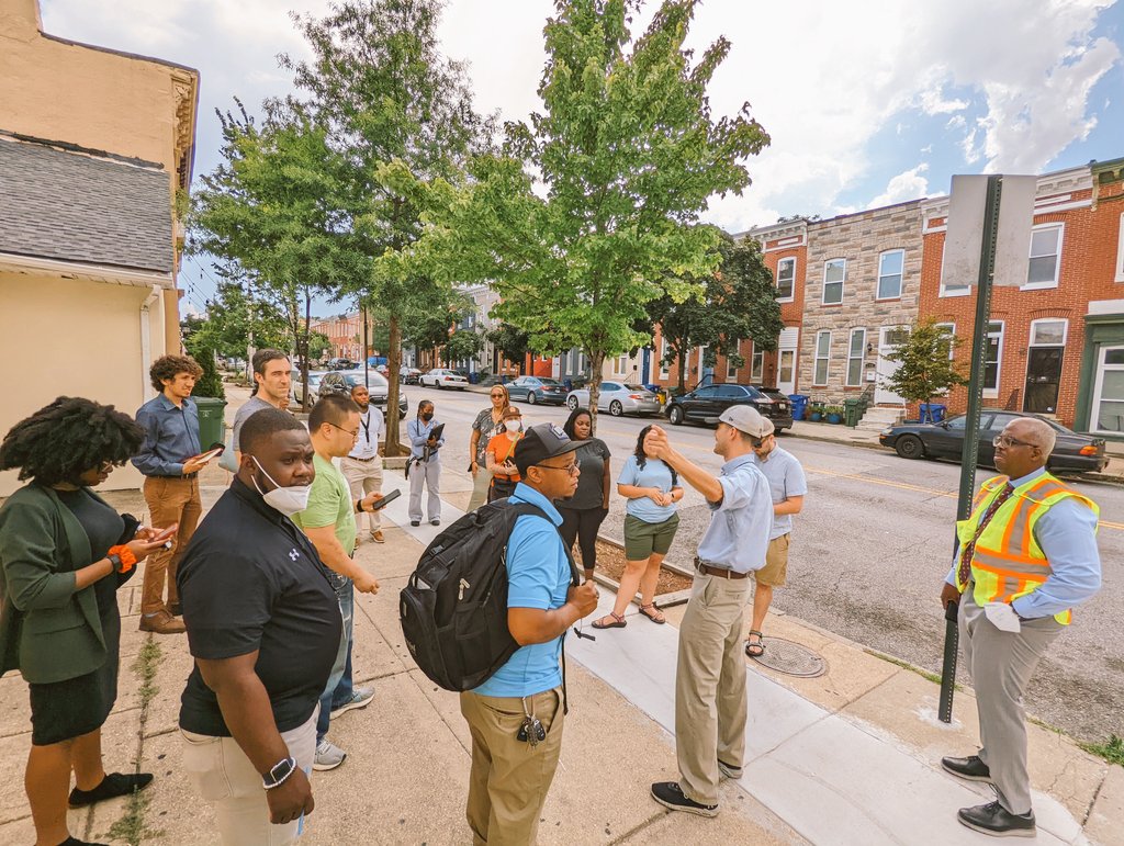 Residents at Orleans street met with a representative for the department of transportation early August.