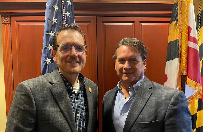State Sen. Justin Ready of Carroll County, left, and state Sen. Stephen Hershey of the Upper Eastern Shore, right, have been elected as Republican leaders in the Maryland Senate.