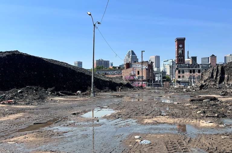 THURSDAY, APRIL 23, 2026 - Snow Everest near Old Town Mall on Thursday.