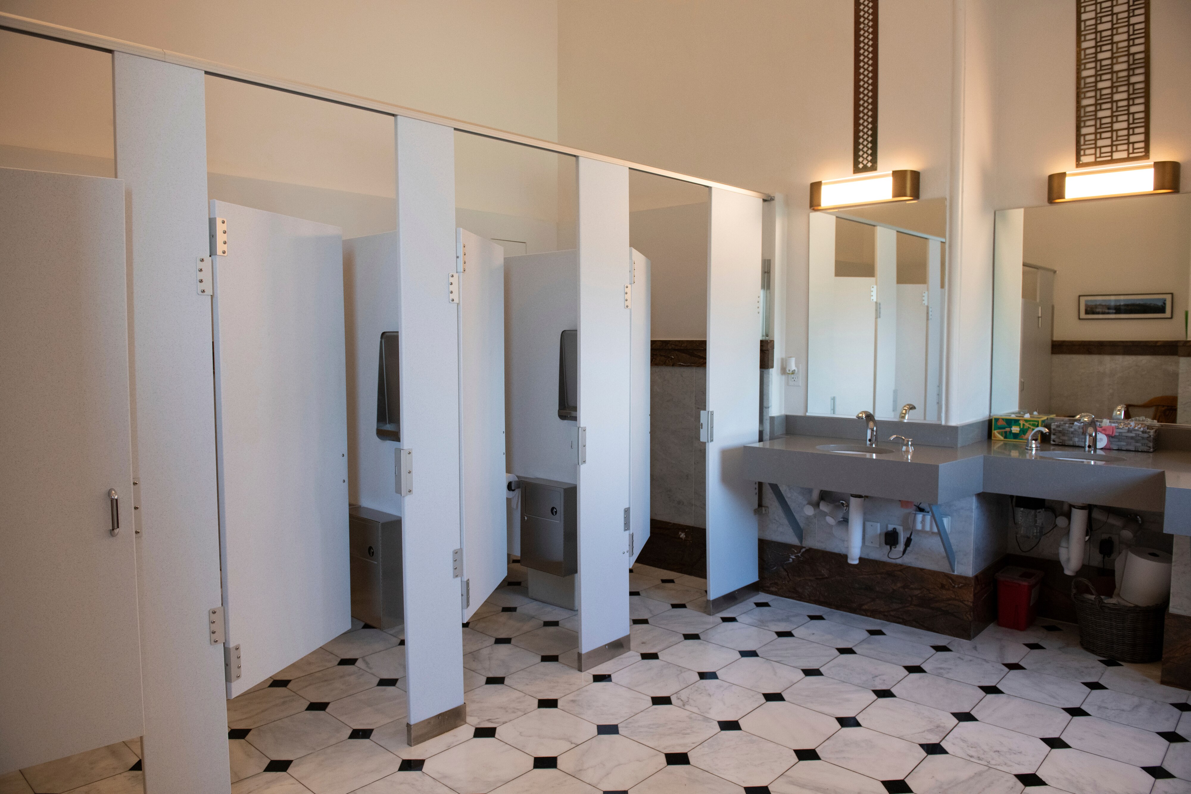 The women's restroom in the House chamber's hallway at the state Capitol on Monday, July 21, 2025, in Denver.