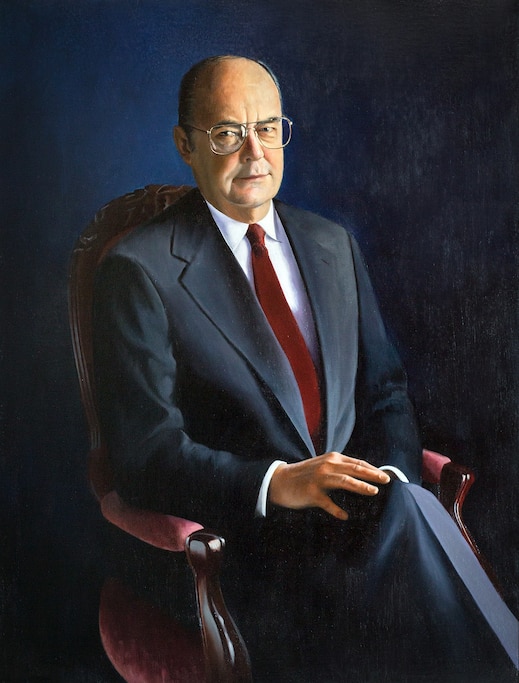 Edward Cochran’s official county executive portrait.