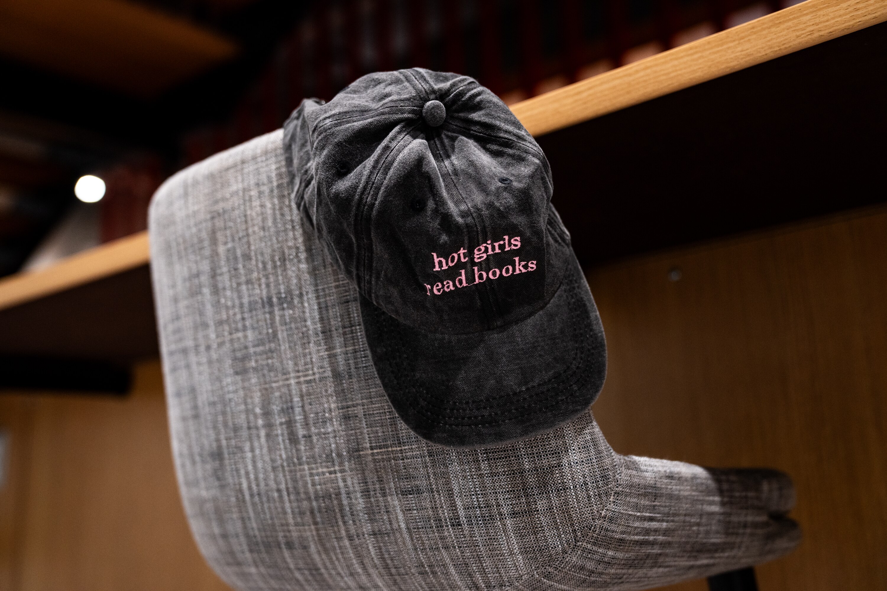 Merchandise branded with "Hot Girls Read."