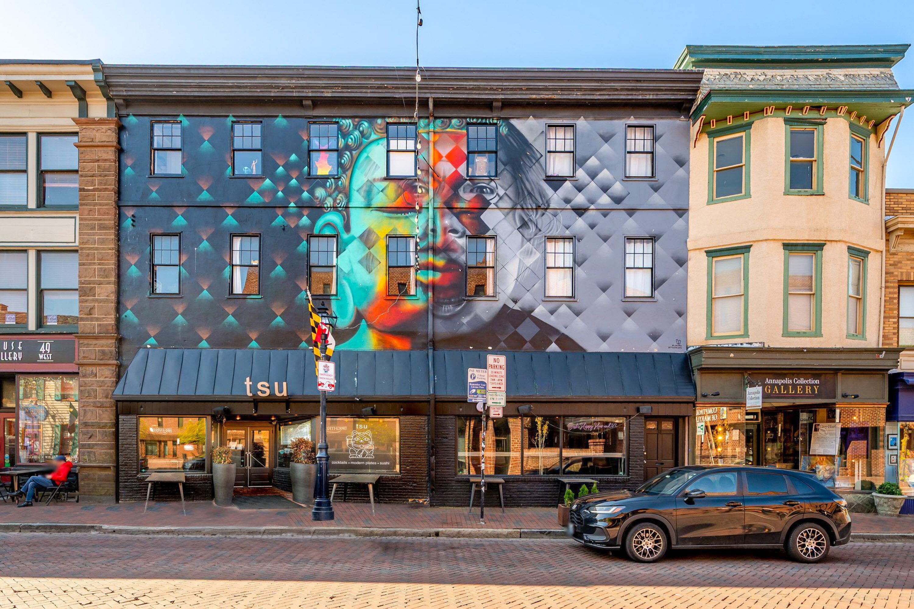 A mixed-use property, currently home to the restaurant Tsu, is for sale in downtown Annapolis. The building, 51 West St., is in the heart of the Annapolis Arts District.