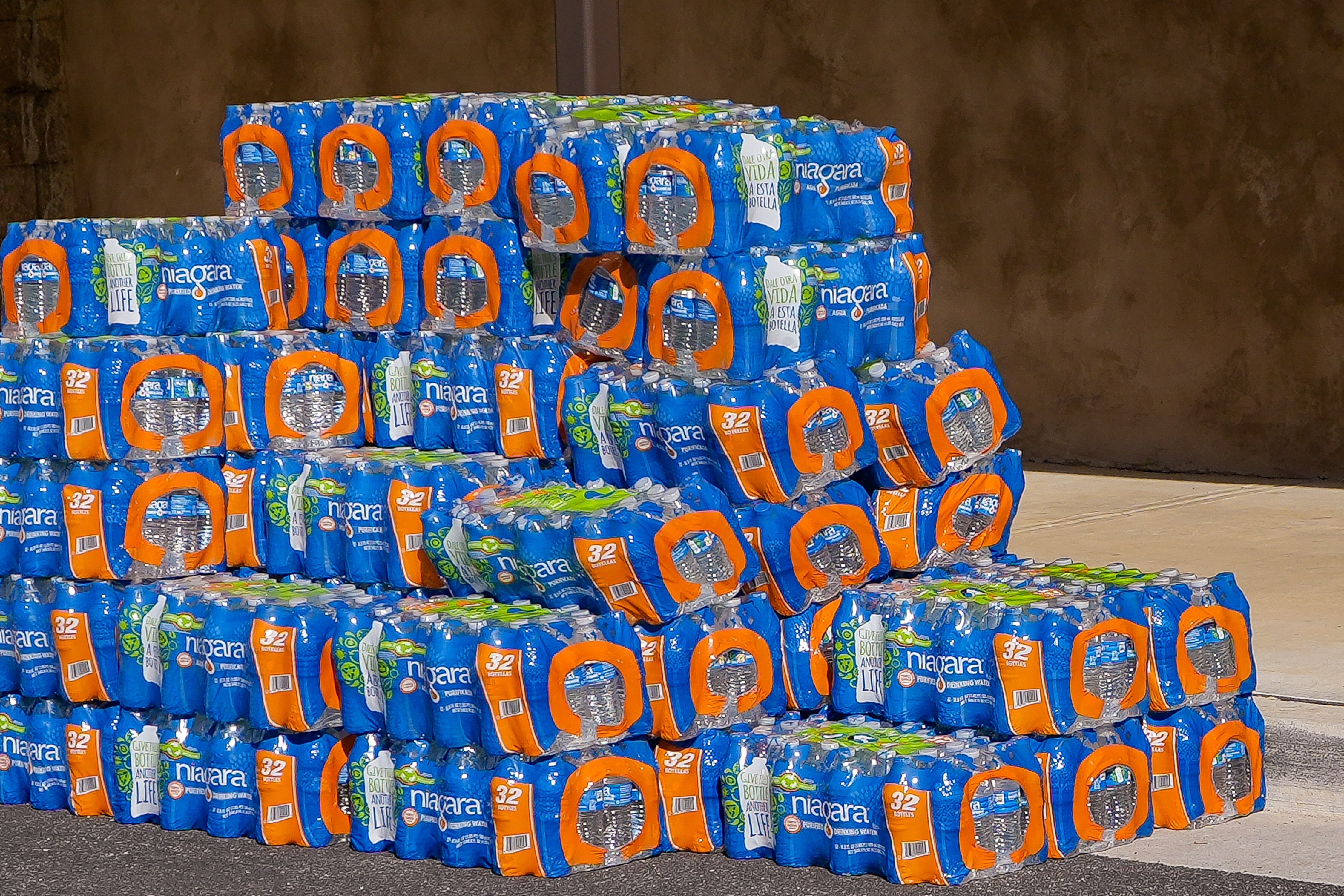 A water main break on York Rd. has left Broadmead Assisted Living Center without water for several days in Towson, Md., February 15, 2023.