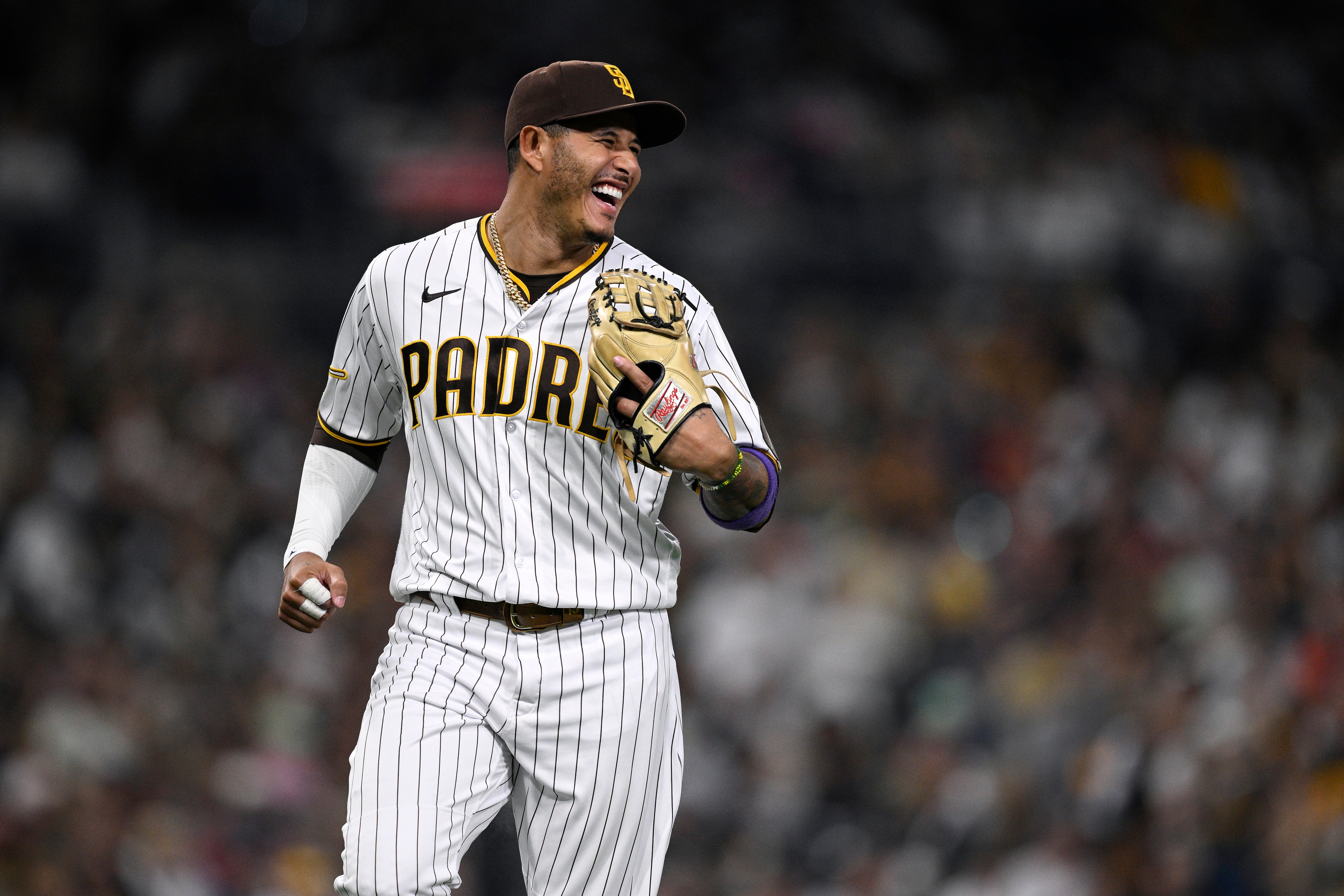 Manny Machado went 0-for-4 for the Padres on Wednesday night, including 0-for-3 against Dean Kremer.