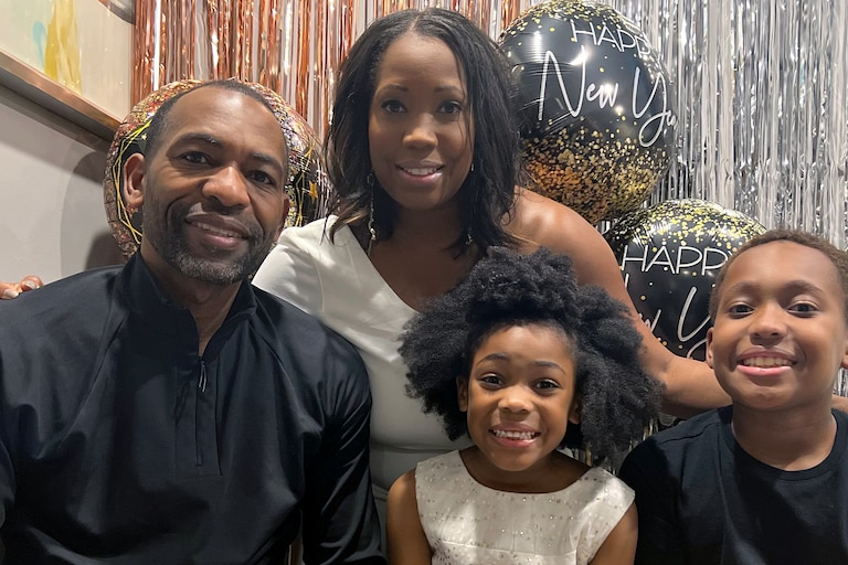 Bobbie Hoye with her family on New Years Eve 2022.