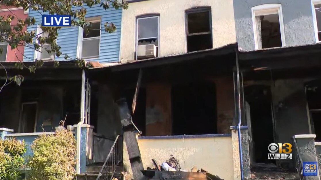 Ten homes were damaged Thursday morning from a fire on Union Avenue in Hampden.