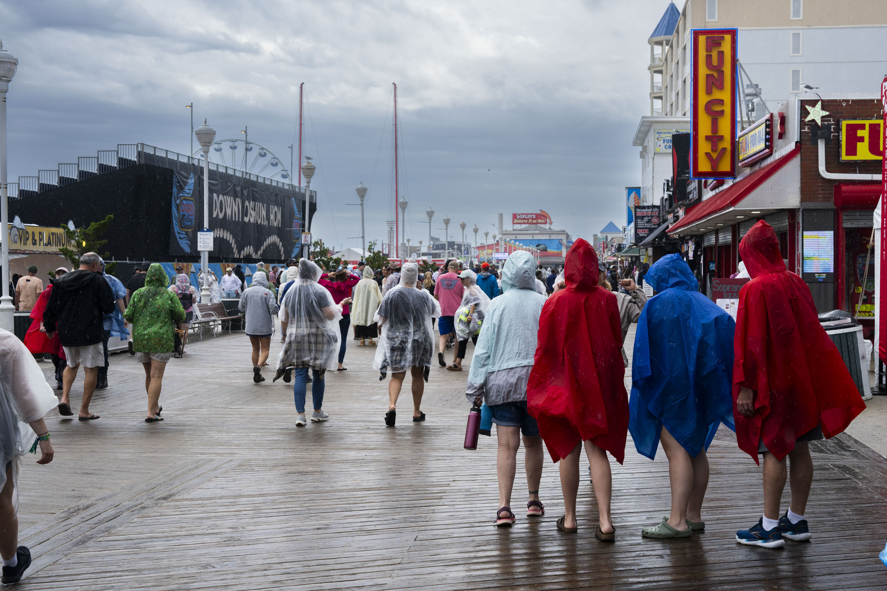 Ocean City is expecting rain and wind gusts up to 50 mph on Sunday.