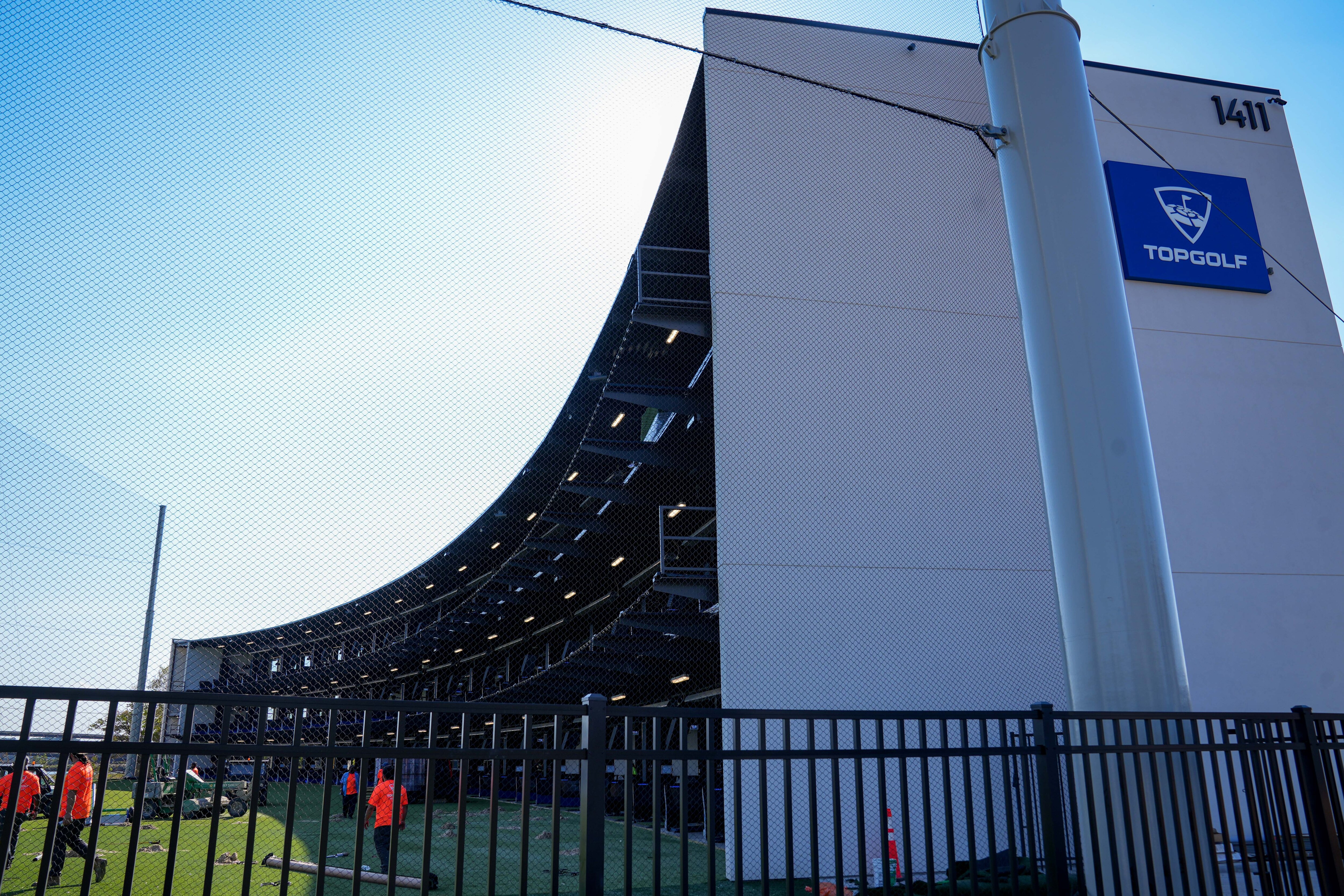 Exterior of Topgolf in South Baltimore on 10/7/22.