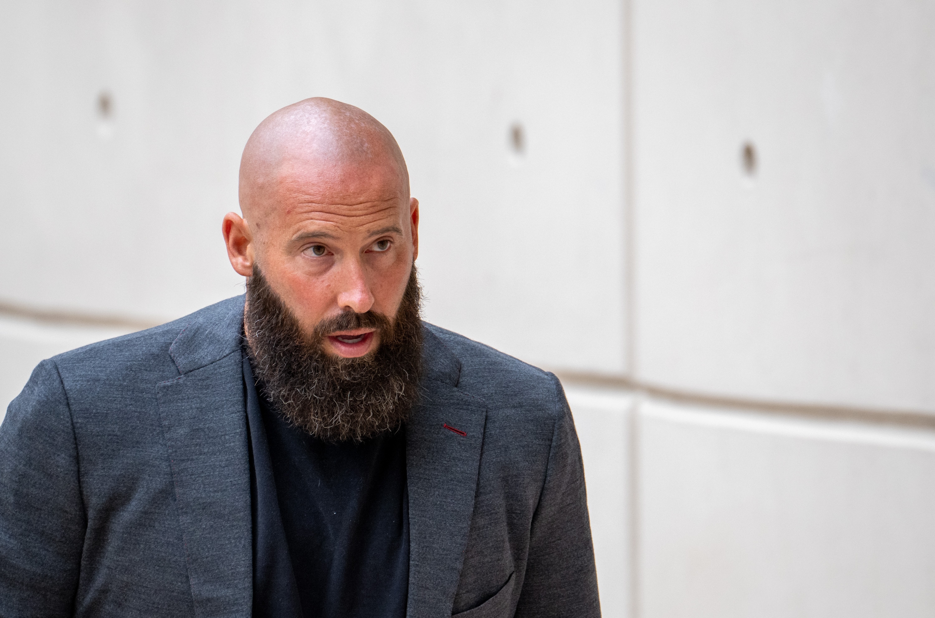 Baltimore real estate developer Brandon Chasen arrives at the Edward A. Garmatz U.S. Courthouse for a hearing in his personal Chapter 7 bankruptcy case in July.

