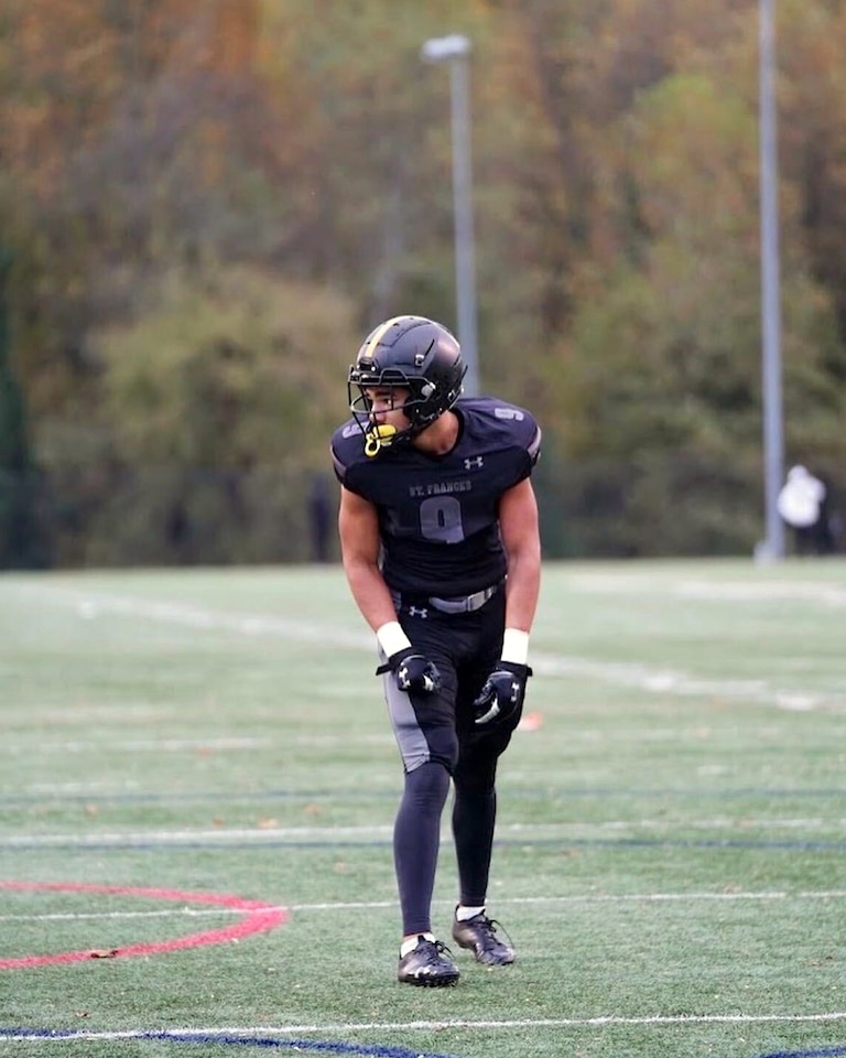 Elijah Sarratt during his playing days at St. Frances in East Baltimore.