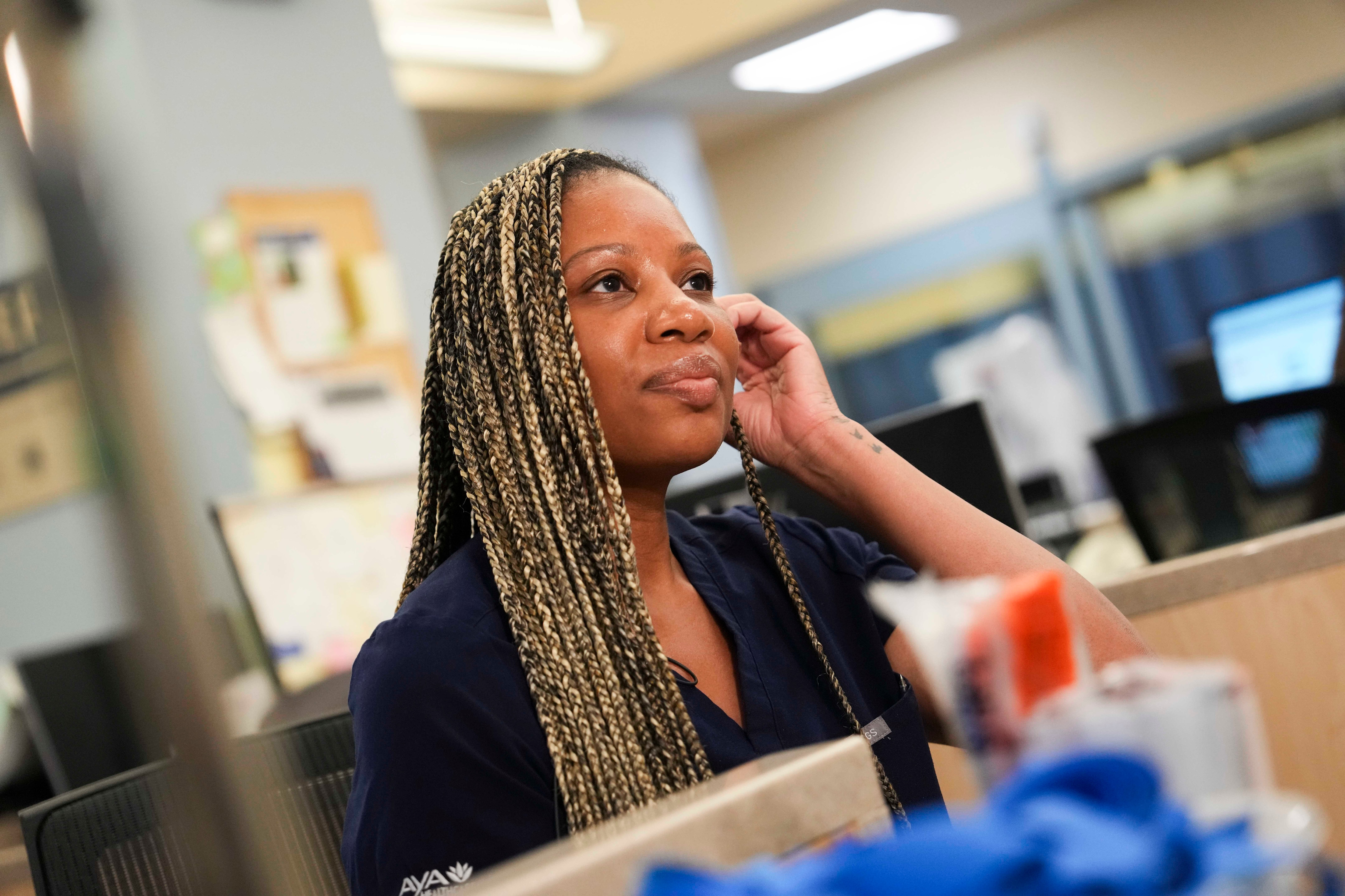 Malkia Murray, a nurse, describes the experience of treating 19 mass shooting victims, mostly teens, at MedStar Harbor Hospital.