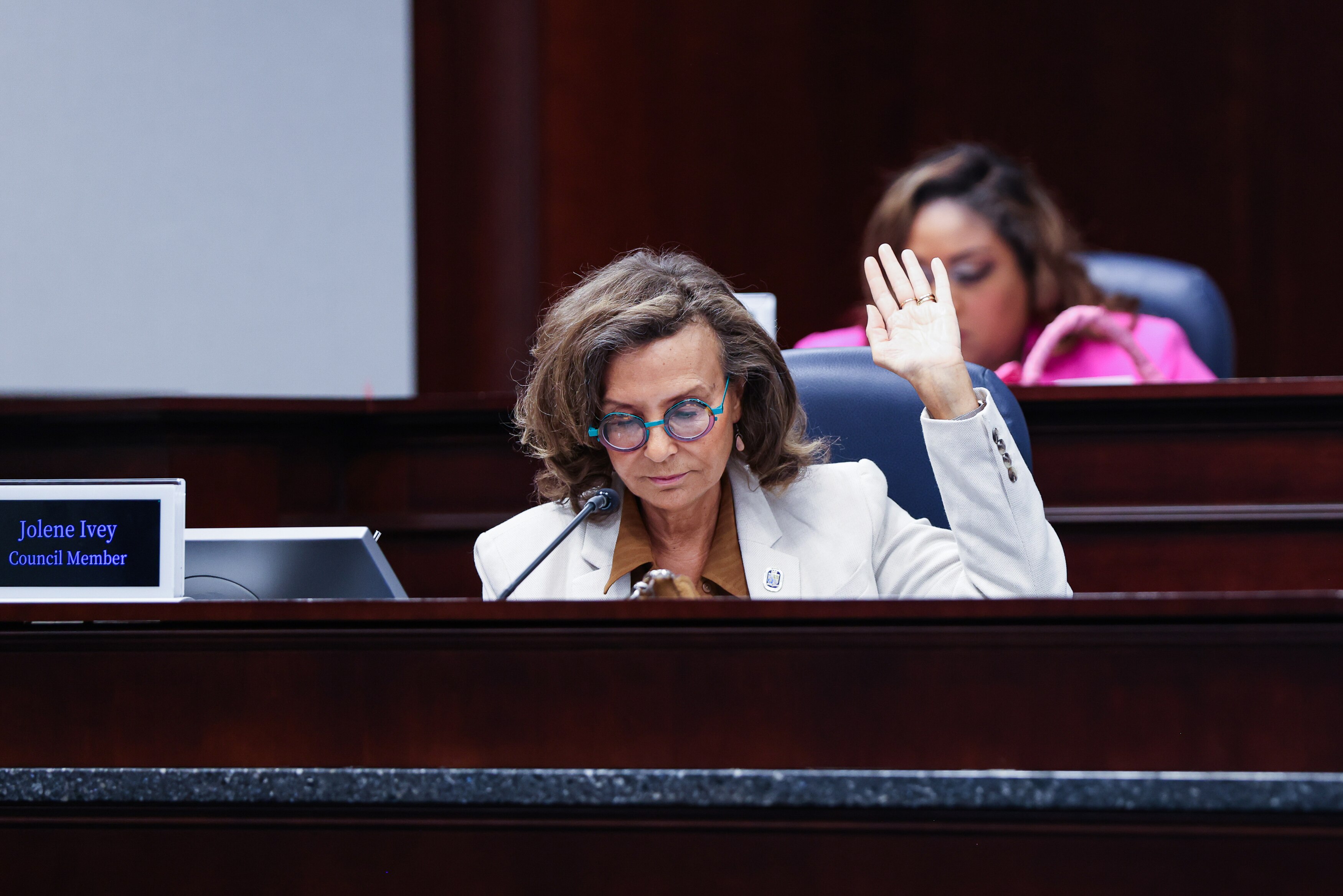 A ballot measure in the upcoming election will ask voters whether they want to eliminate the two at-large seats, including County Council member Jolene Ivey’s.