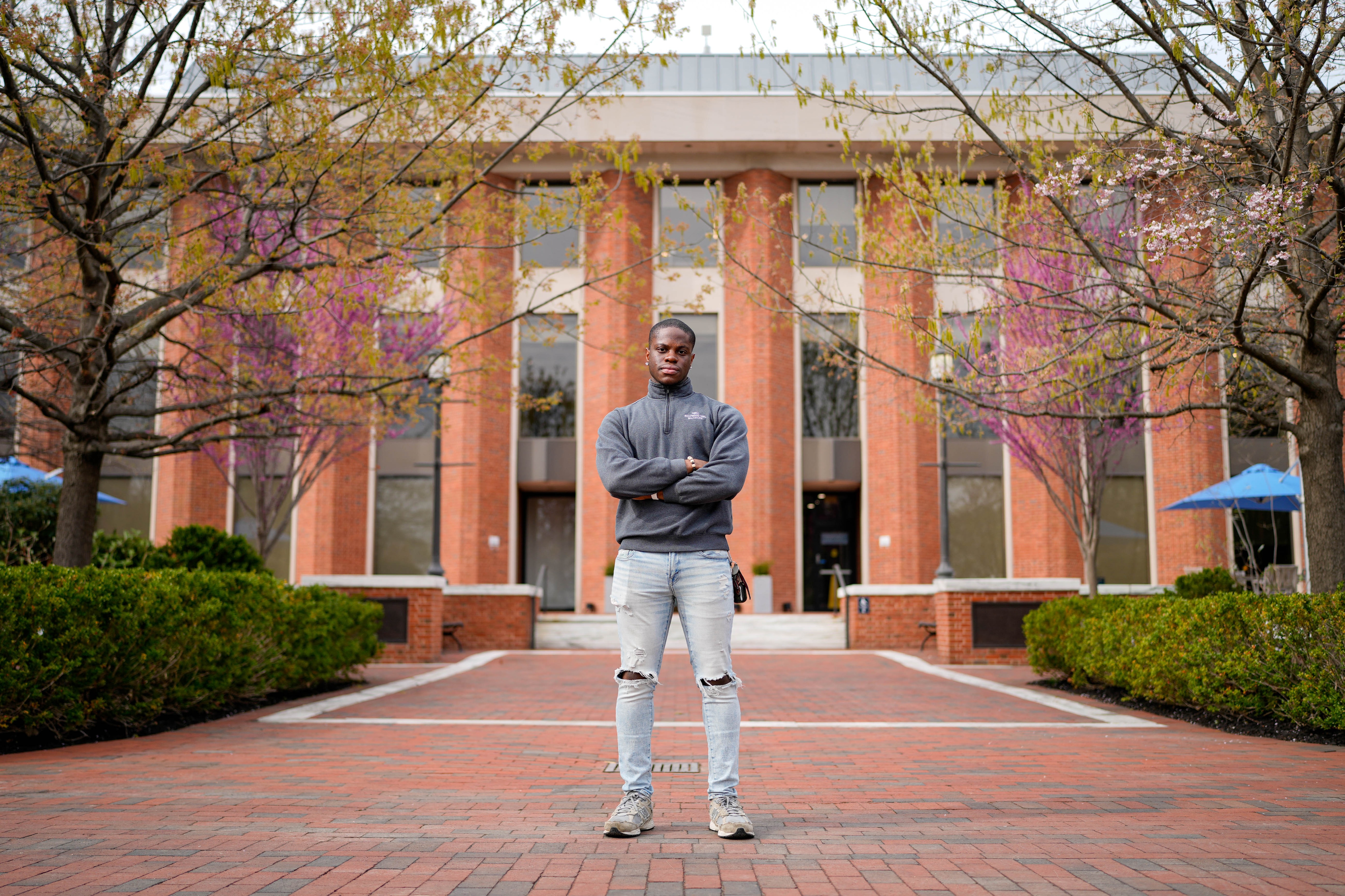 Johns Hopkins University graduating senior Akosa Obianwu says the university’s priorities don’t include DEI.