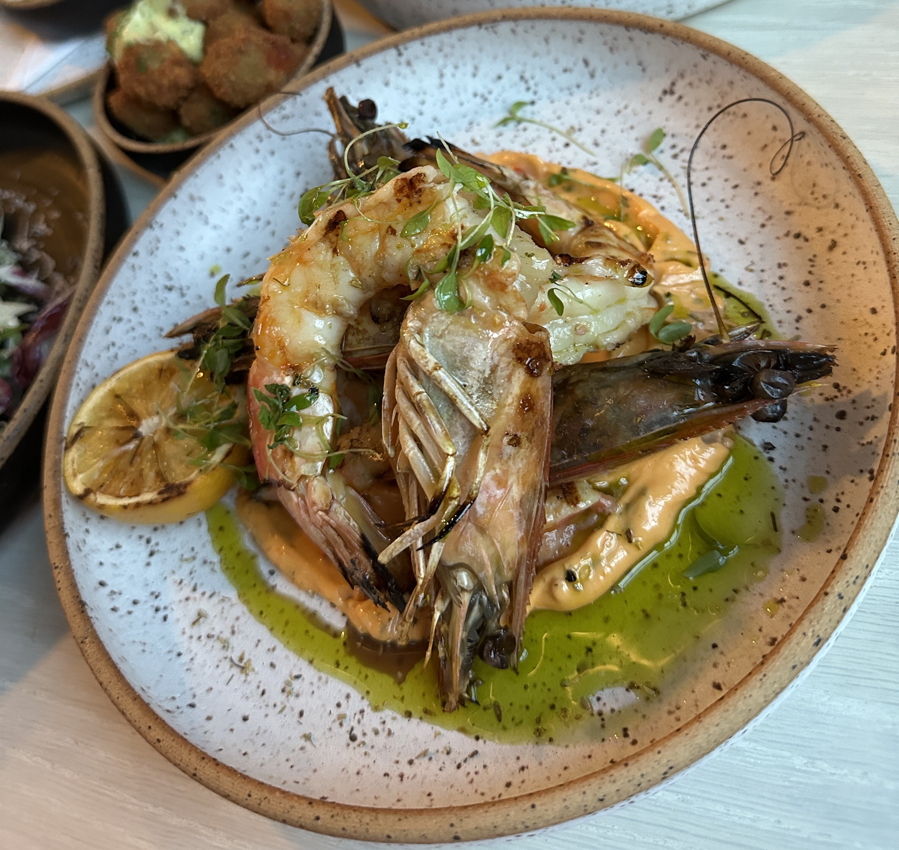 The prawns special at Costiera.