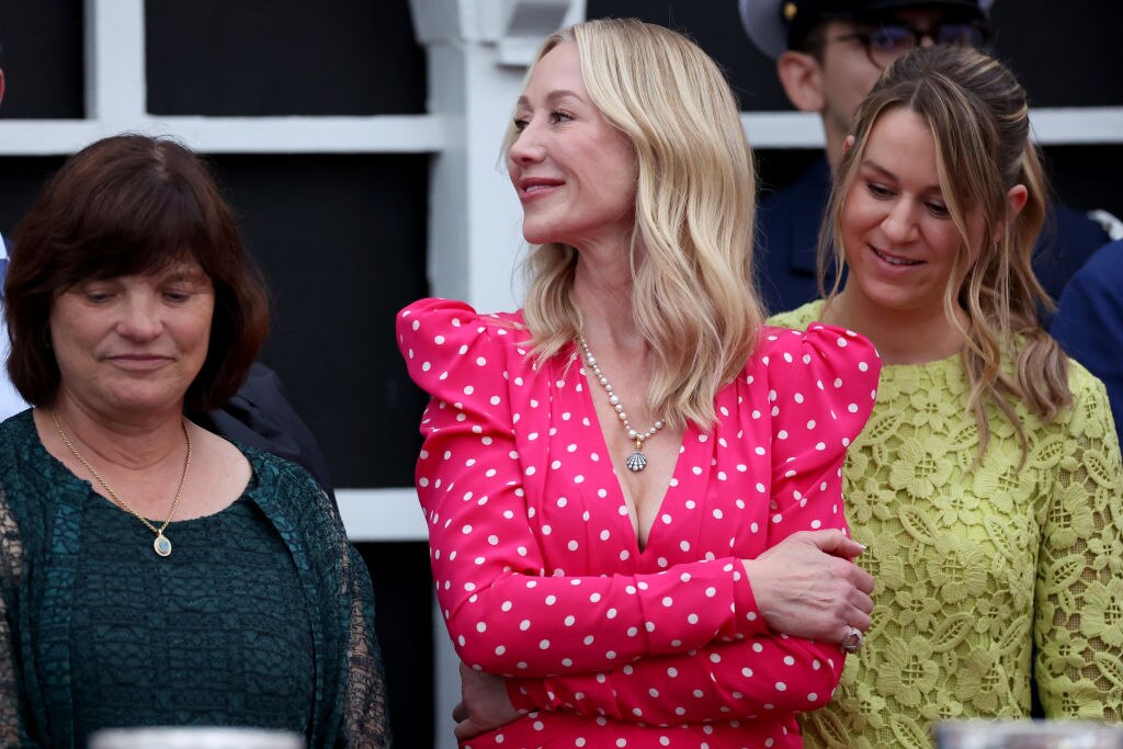 “Looking to the future, we are really excited about the new Preakness and Pimlico, and for generations to come, to put horse racing on sustainable footing,” Belinda Stronach of the Stronach Group said in public remarks.