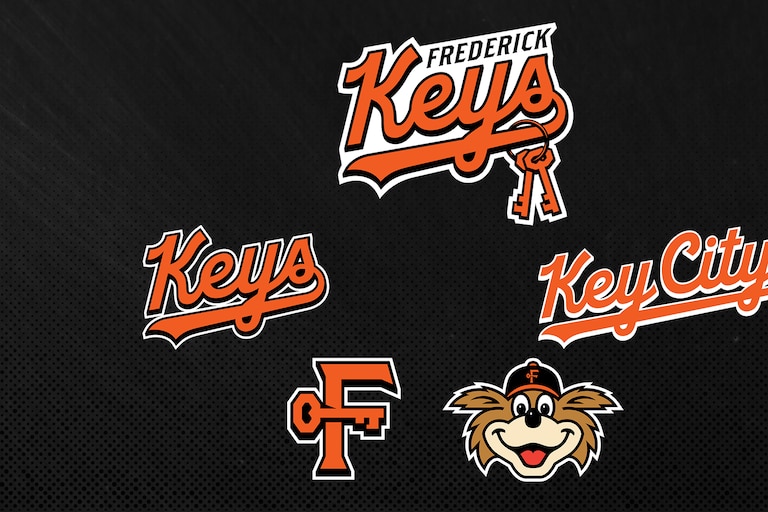 New logo designs for the Frederick Keys.
