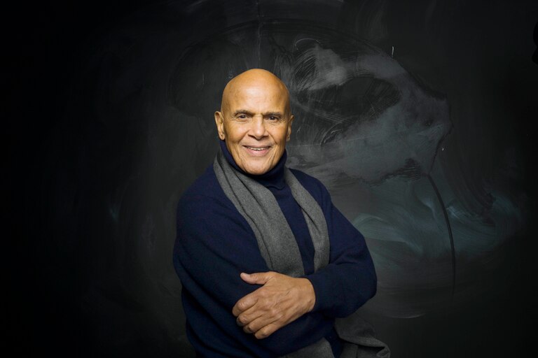 FILE - Actor, singer and activist Harry Belafonte from the documentary film "Sing Your Song," poses for a portrait during the Sundance Film Festival in Park City, Utah on Jan. 21, 2011. Belafonte died Tuesday of congestive heart failure at his New York home. He was 96.