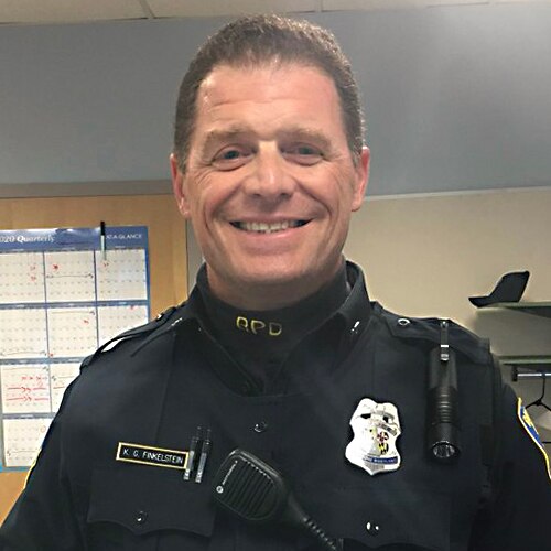 Officer Kalman Finkelstein was named the Northern District Officer of the Month for the Baltimore Police Department in May 2020.