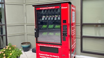 The Howard County Health Department announced Tuesday it has opened two completely free vending machines that dispense naloxone and other safe choice items.