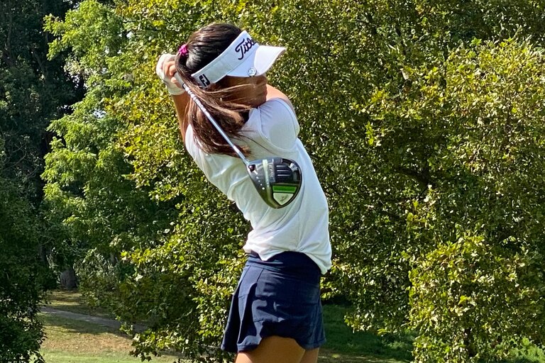 River Hill's Helen Yeung shot an opening round 68, a career best, to take a five shot lead in the girls 3A/4A golf state championship. She will look to capture the title during Wednesday's final round at the University of Maryland Golf Course in College Park.