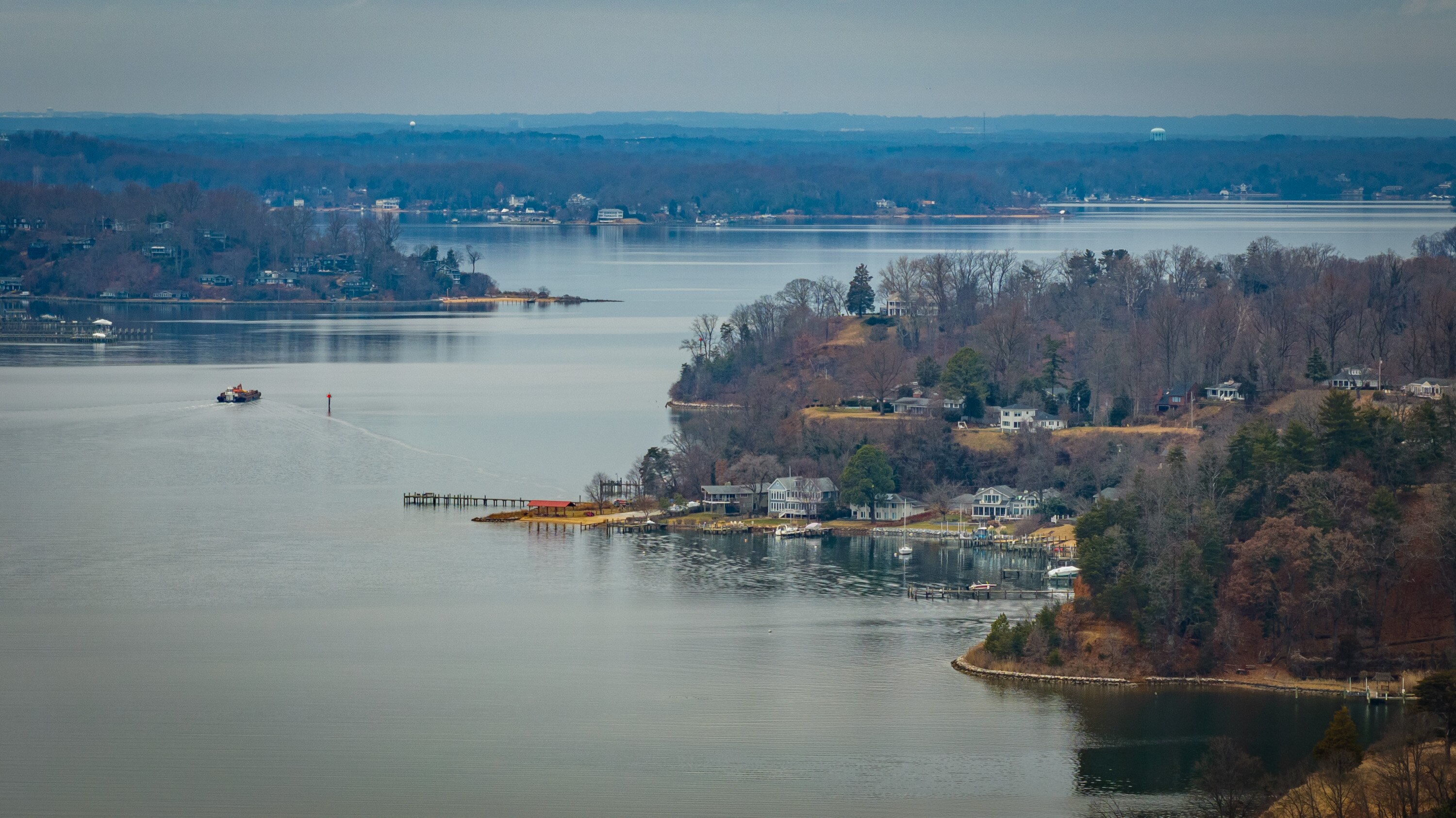 The Severn River near Annapolis.