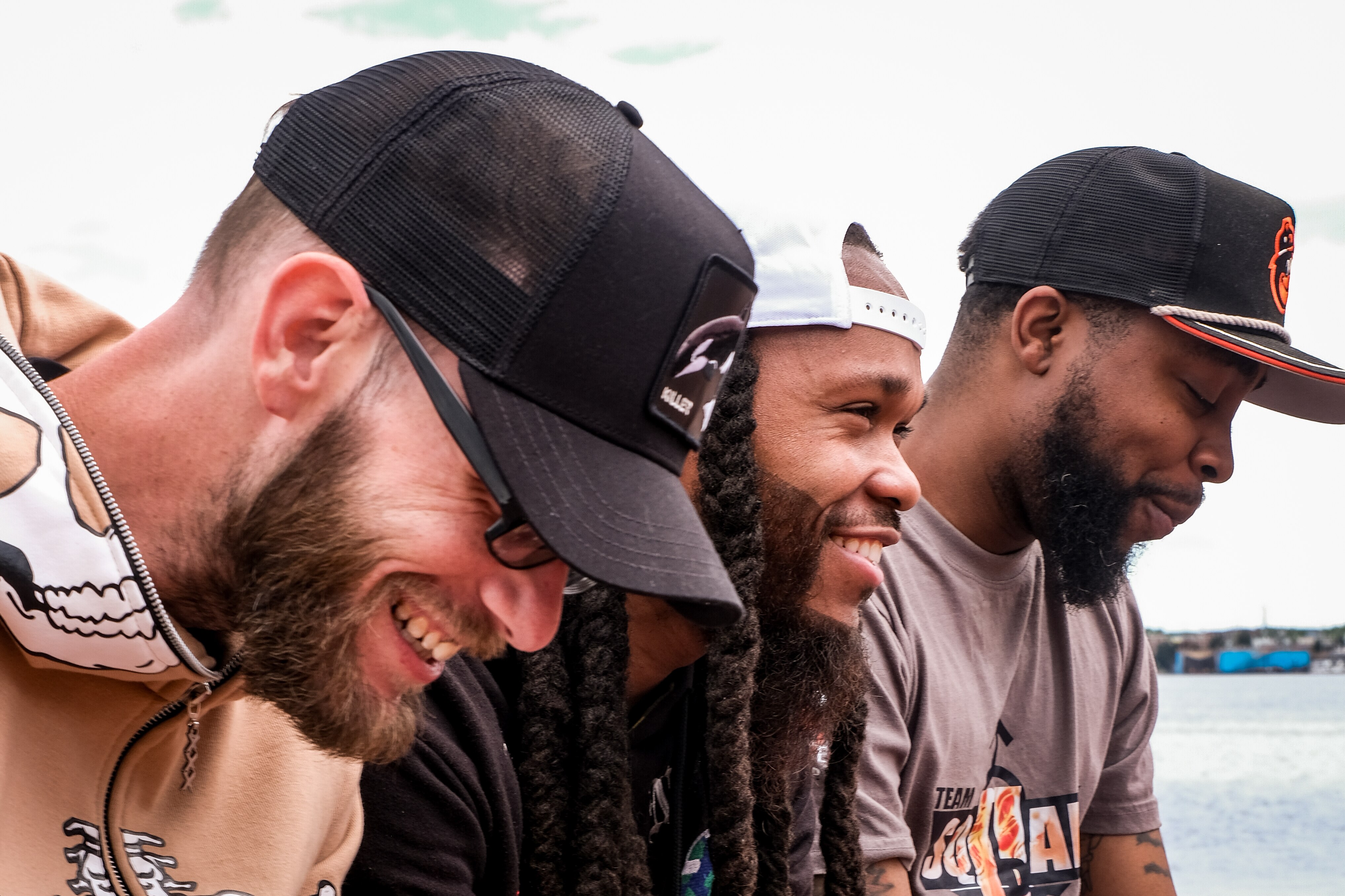Members of Baltimore’s TSU Dance Crew, from left: Ryan Daly a.k.a. Ayo Shag, Charvez Mackall a.k.a. TSU Rum and Terry Wedington a.k.a. TSU Terry.