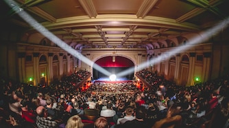 The Lyric Baltimore will feature the full “West Side Story” sets, featuring scaffolding and a New York City skyline.