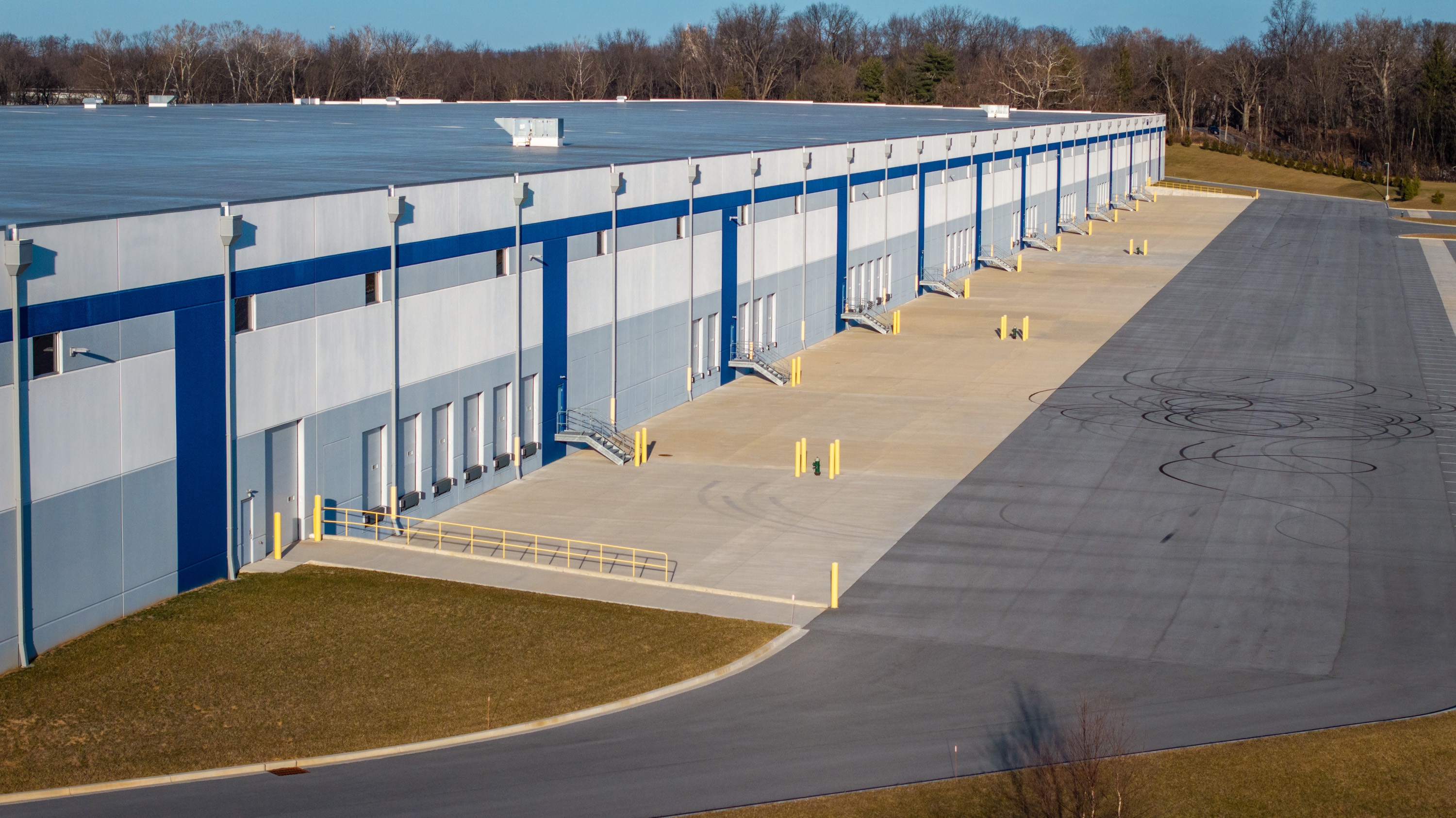 Friday, Jan. 23, 2026 — This new warehouse off Hopewell Road outside Hagerstown has beed toured by government officials for possible use as an ICE detention facility.