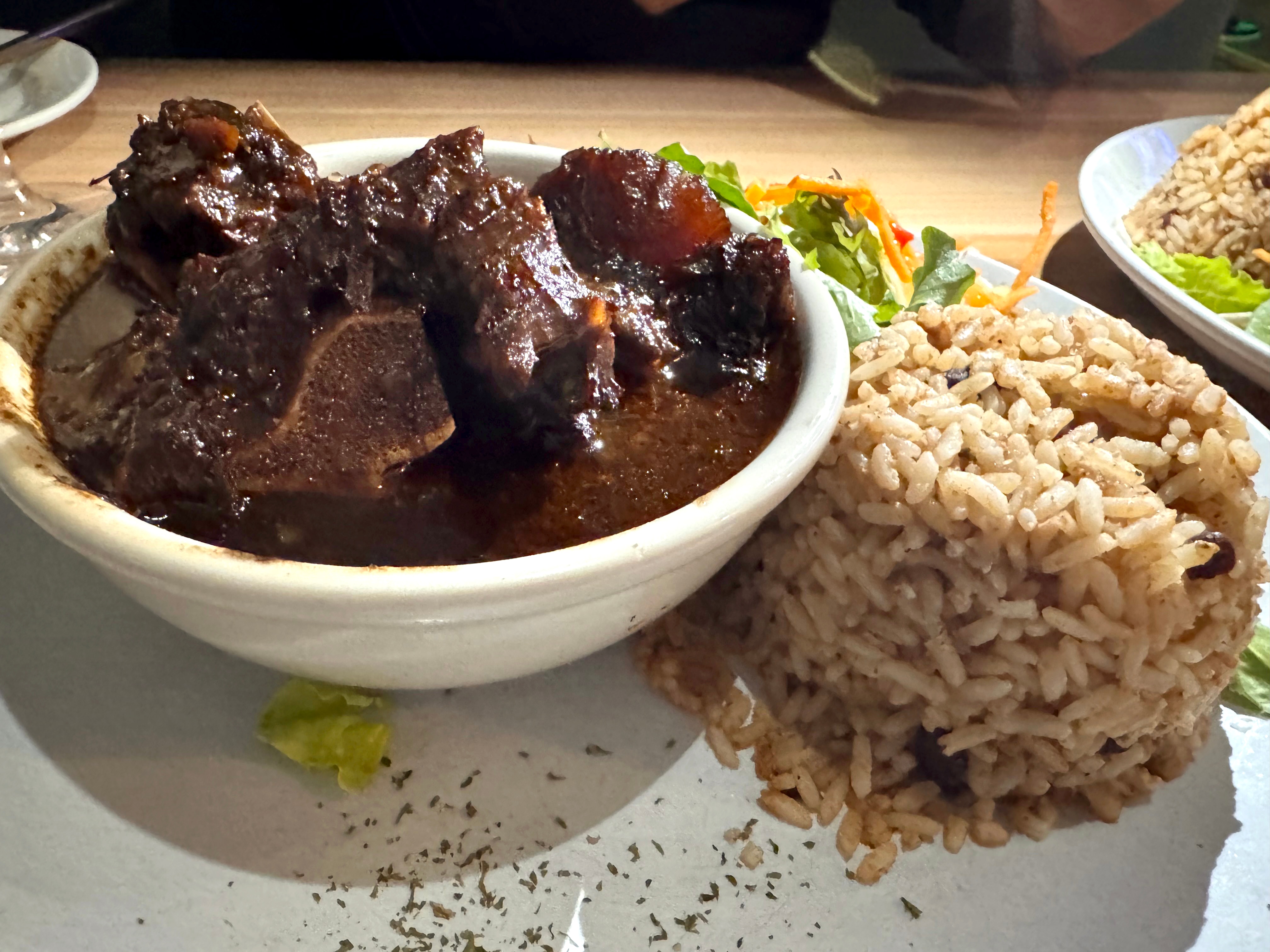 Braised oxtail at Konoko, located on The Avenue at White Marsh.
