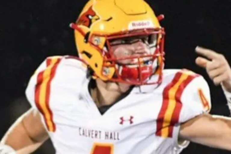 Calvert Hall's Noah Brannock, a William & Mary commit, returns to lead the Cardinals' quest for a second straight MIAA A Conference championship.