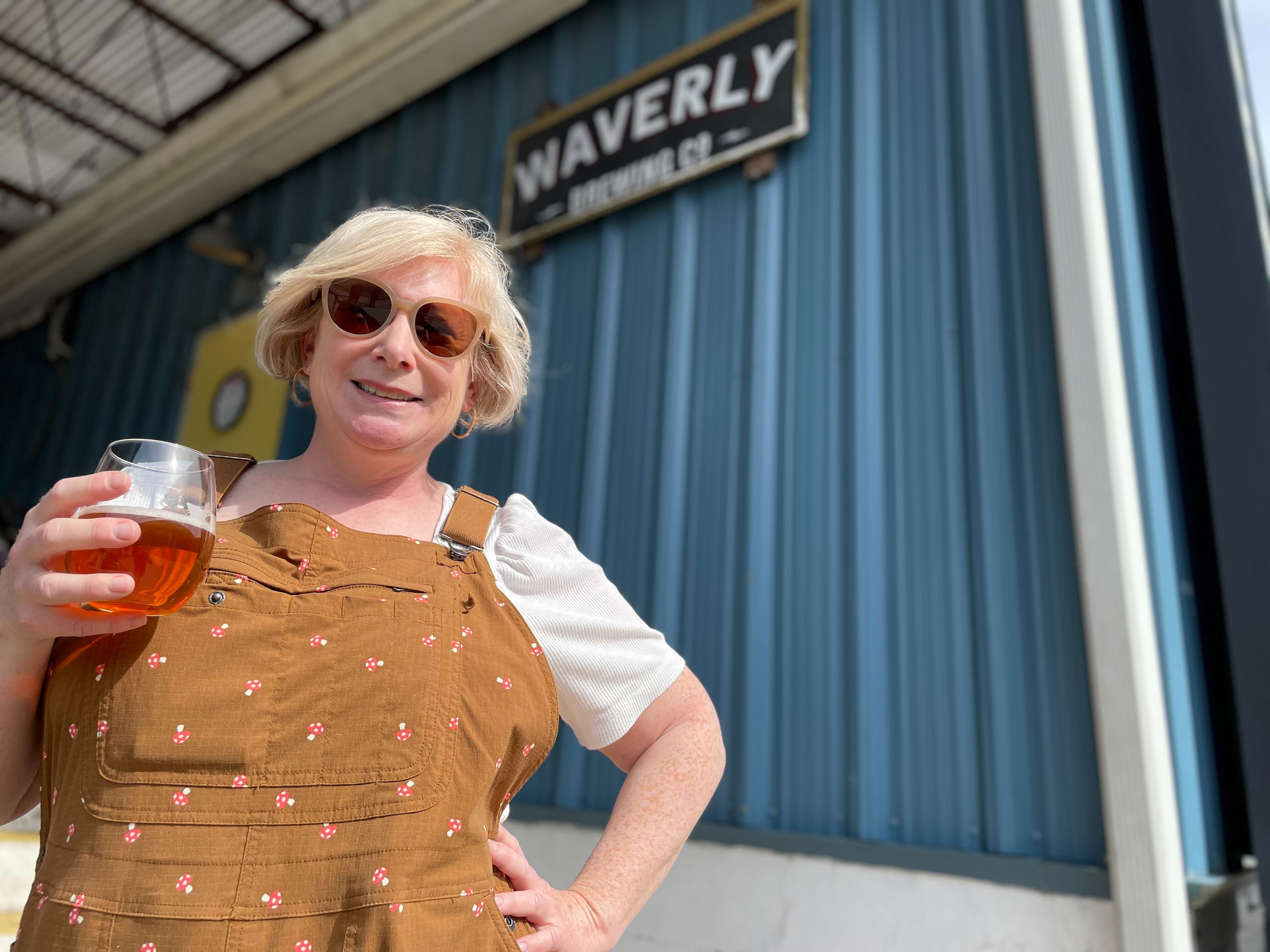 Melissa Yukna of Waverly Brewing Co. said she and co-owner Roy Fisher can’t afford to pay themselves and are “essentially volunteering” for the business at this point.