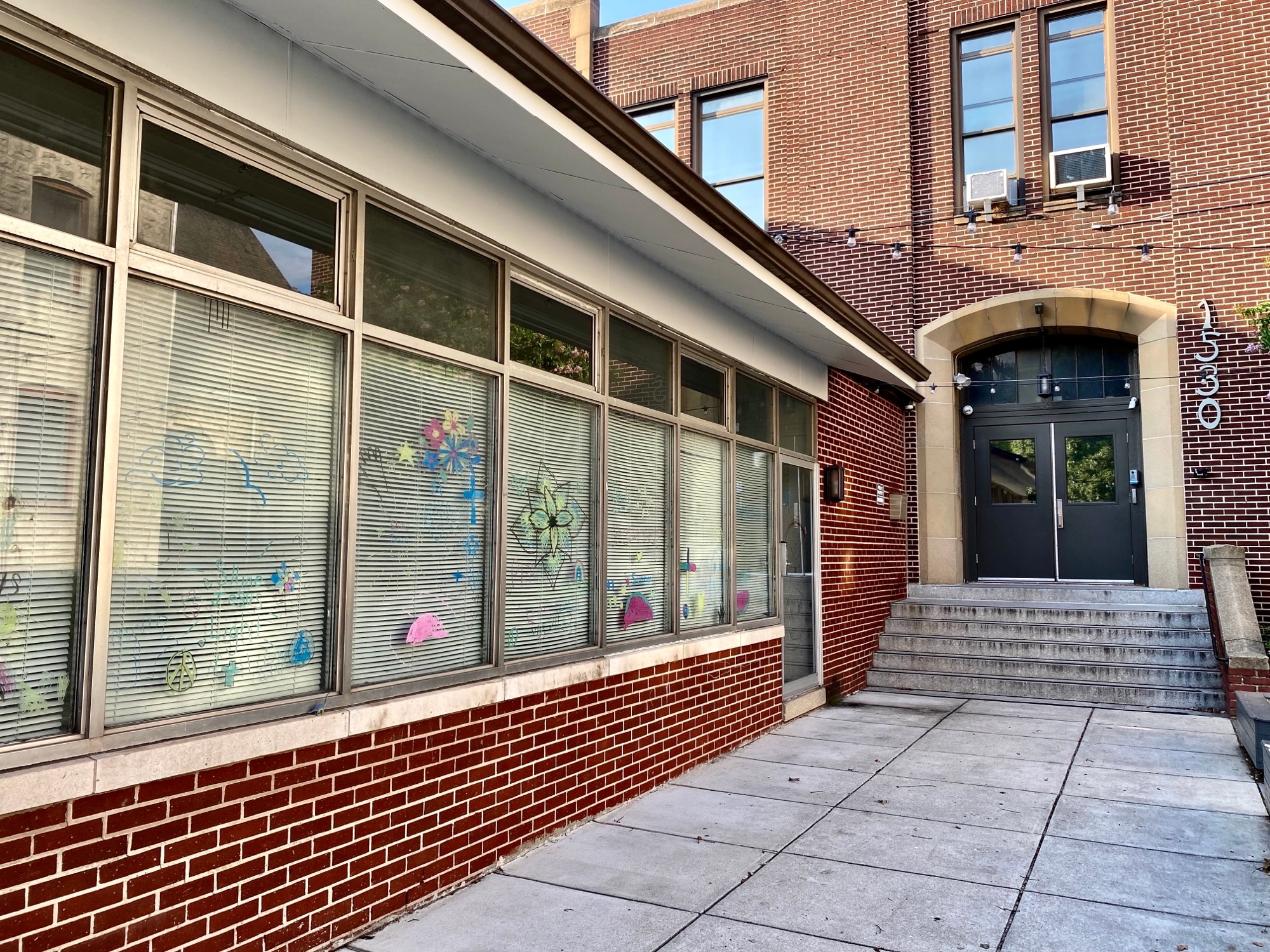 The Baltimore Montessori school in South Baltimore pictured on August 10, 2023. (Meredith Cohn/The Baltimore Banner)